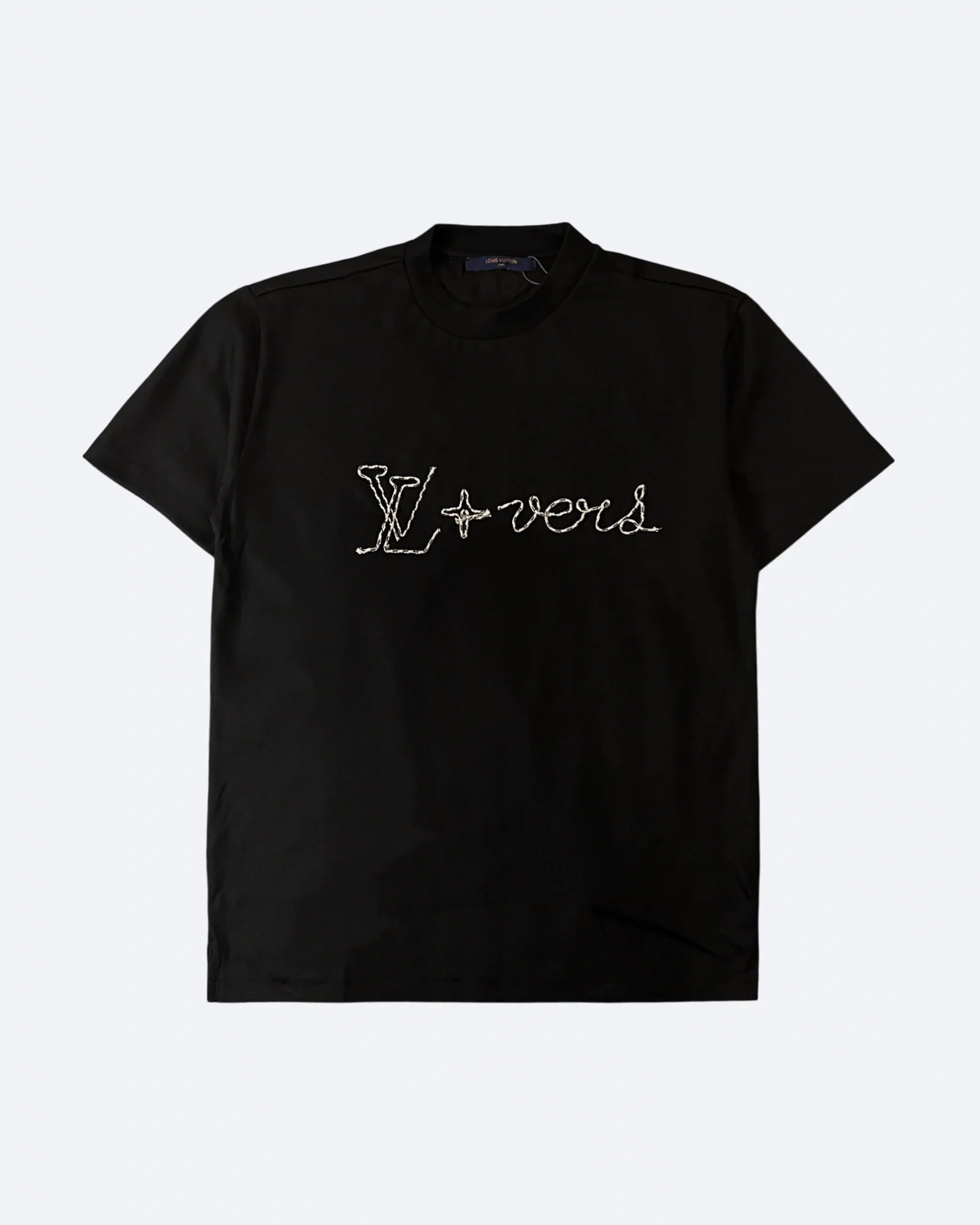 Louis Vuitton - Lovers Embroidery T-Shirt - Black – ZazzoStore