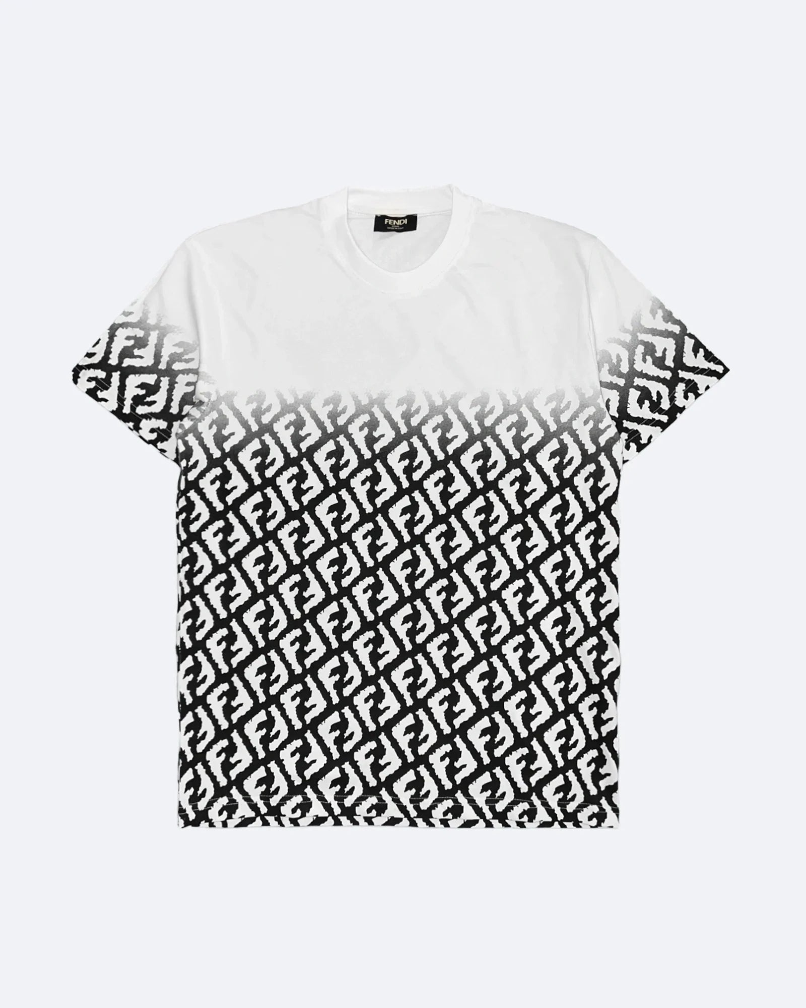 Fendi - FF Pattern Fade T-Shirt - White
