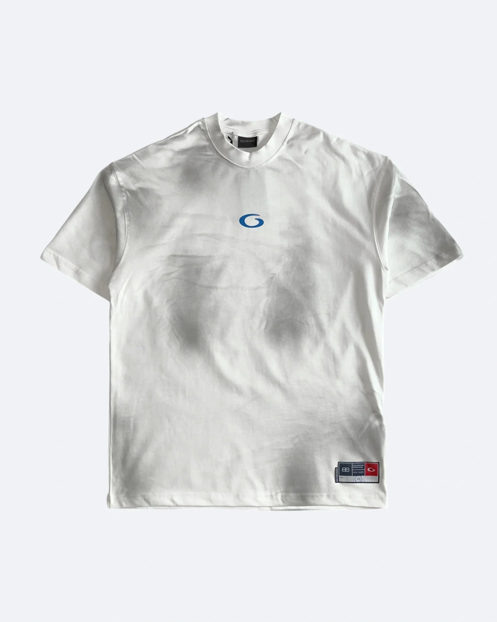 Balenciaga - G Logo College T-Shirt - Dirty White