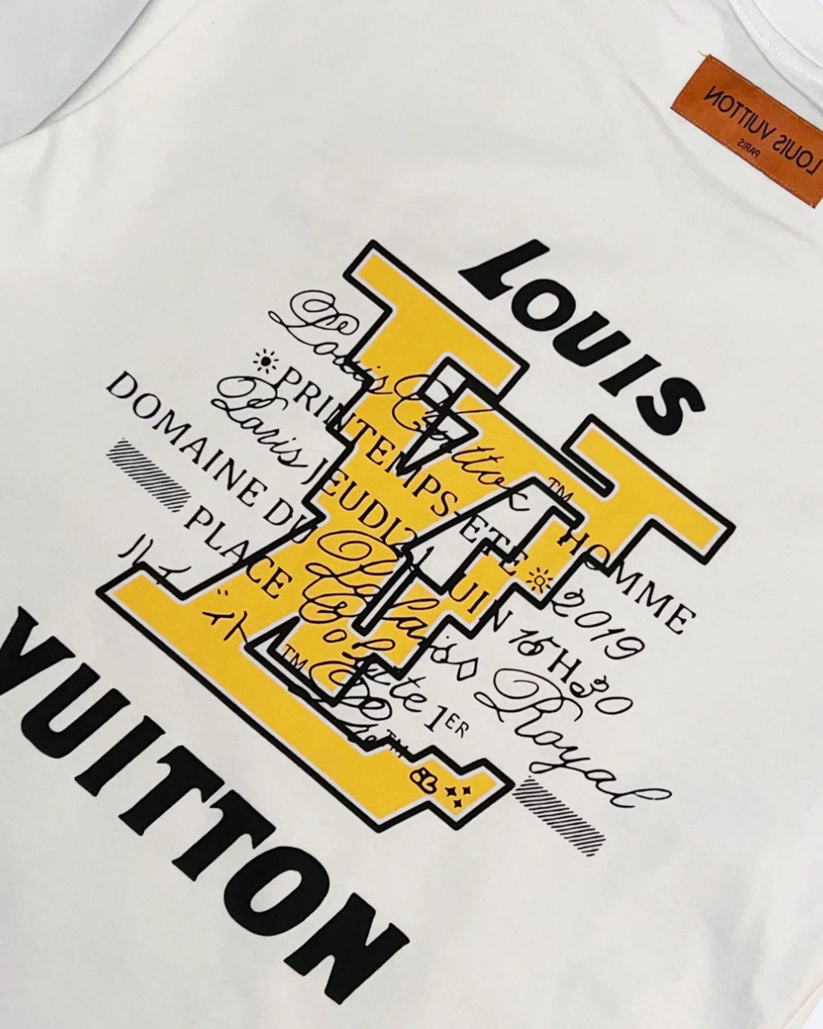 Louis Vuitton - LV Pixel Monogram Logo T-Shirt - White