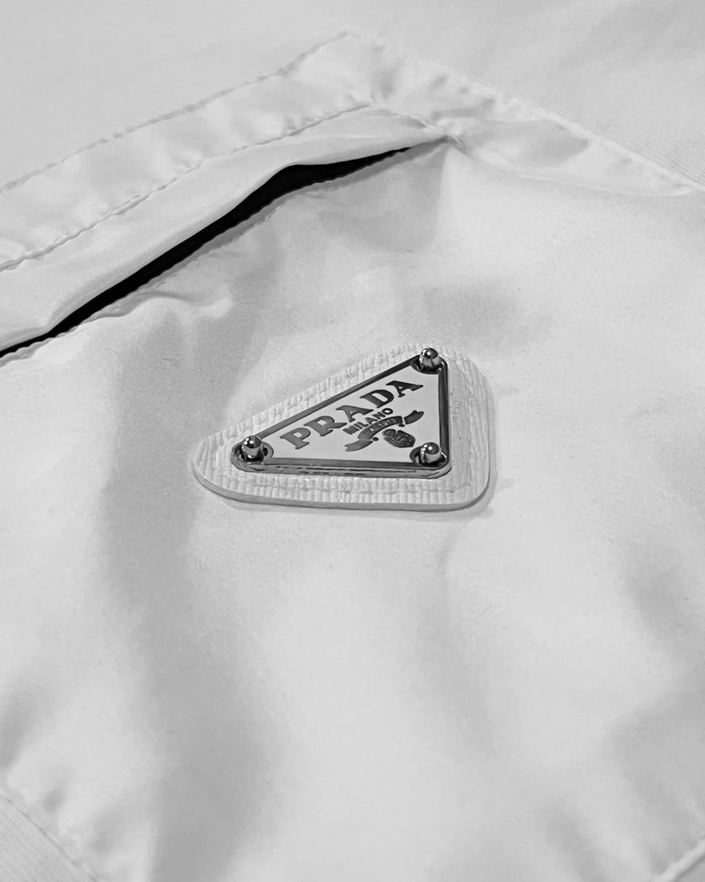 Prada - Pocket Plate T-Shirt - White