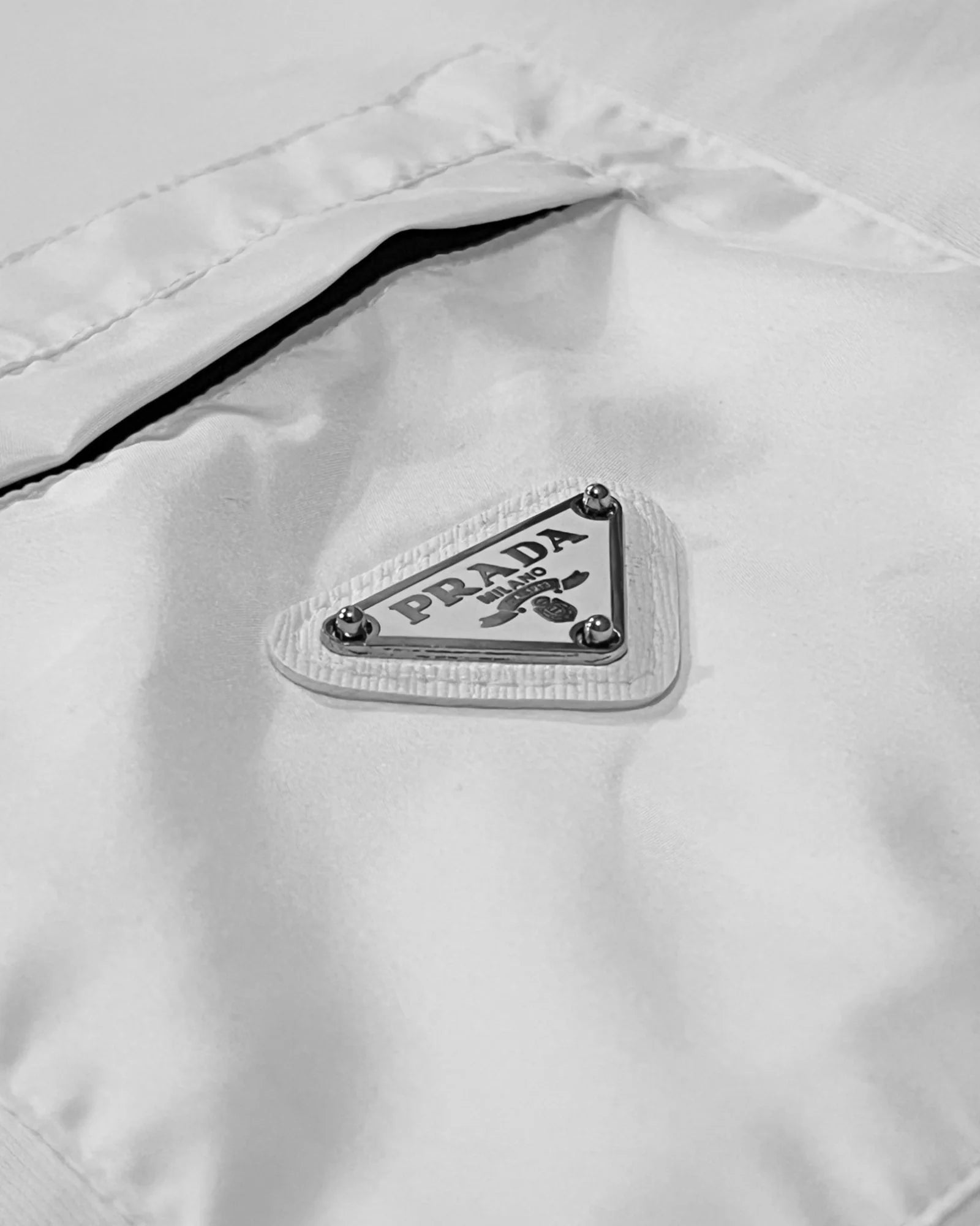 Prada - Pocket Plate T-Shirt - White