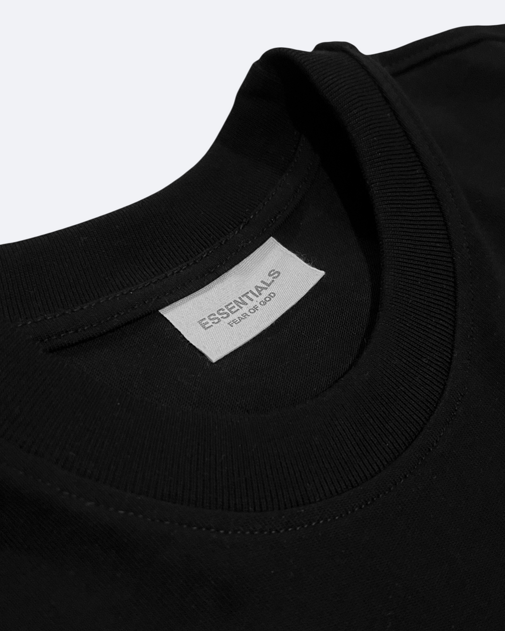 Fear Of God - Essentials Classic Logo T-Shirt - Black