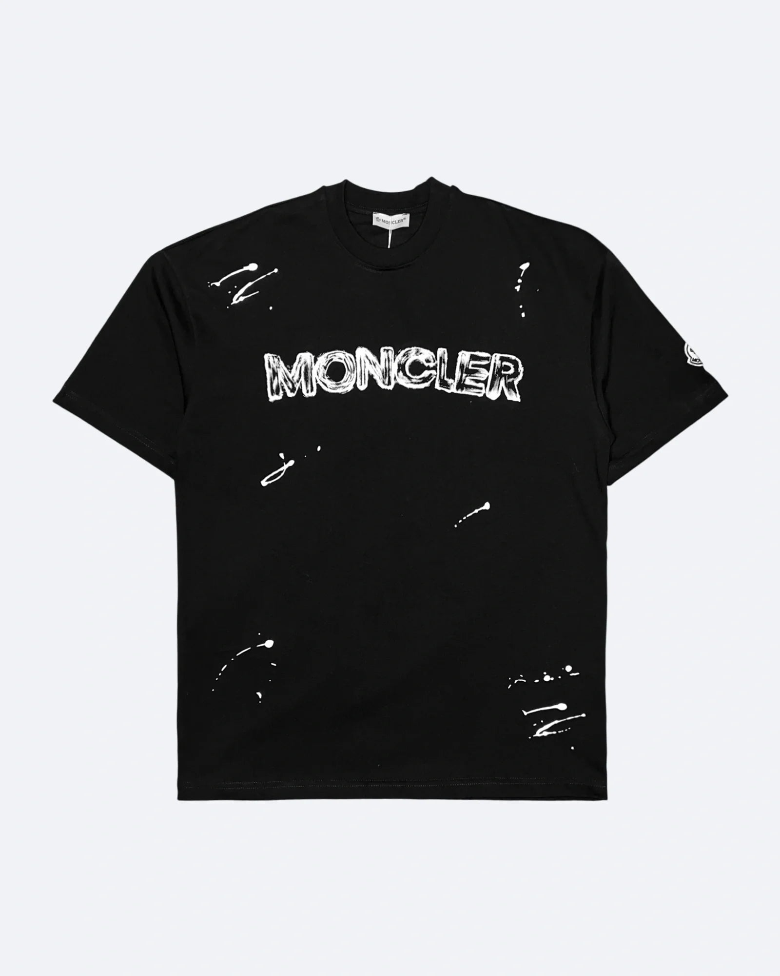 Moncler - Sketched Logo T-Shirt - Black