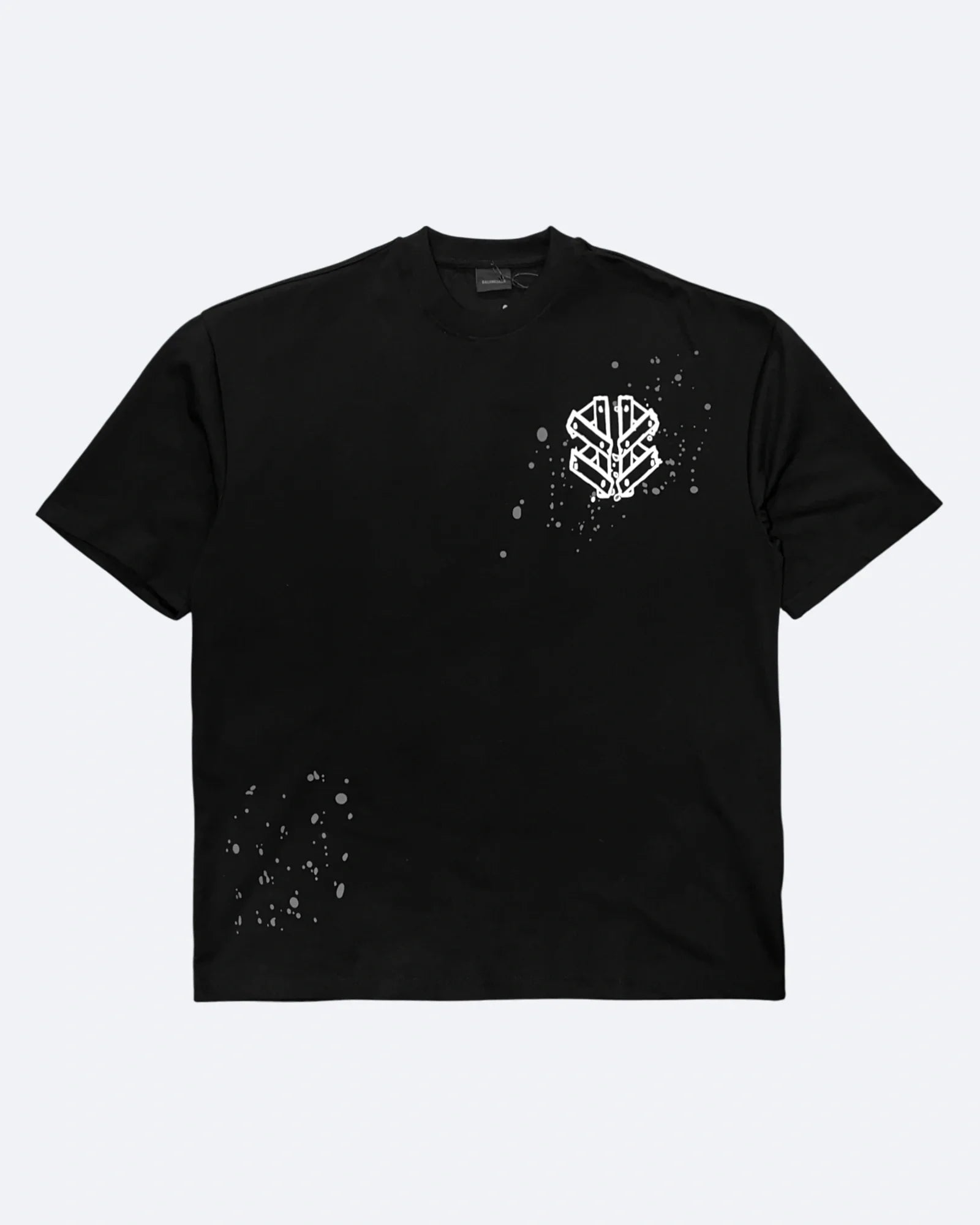 Balenciaga - Plank Logo T-Shirt - Black