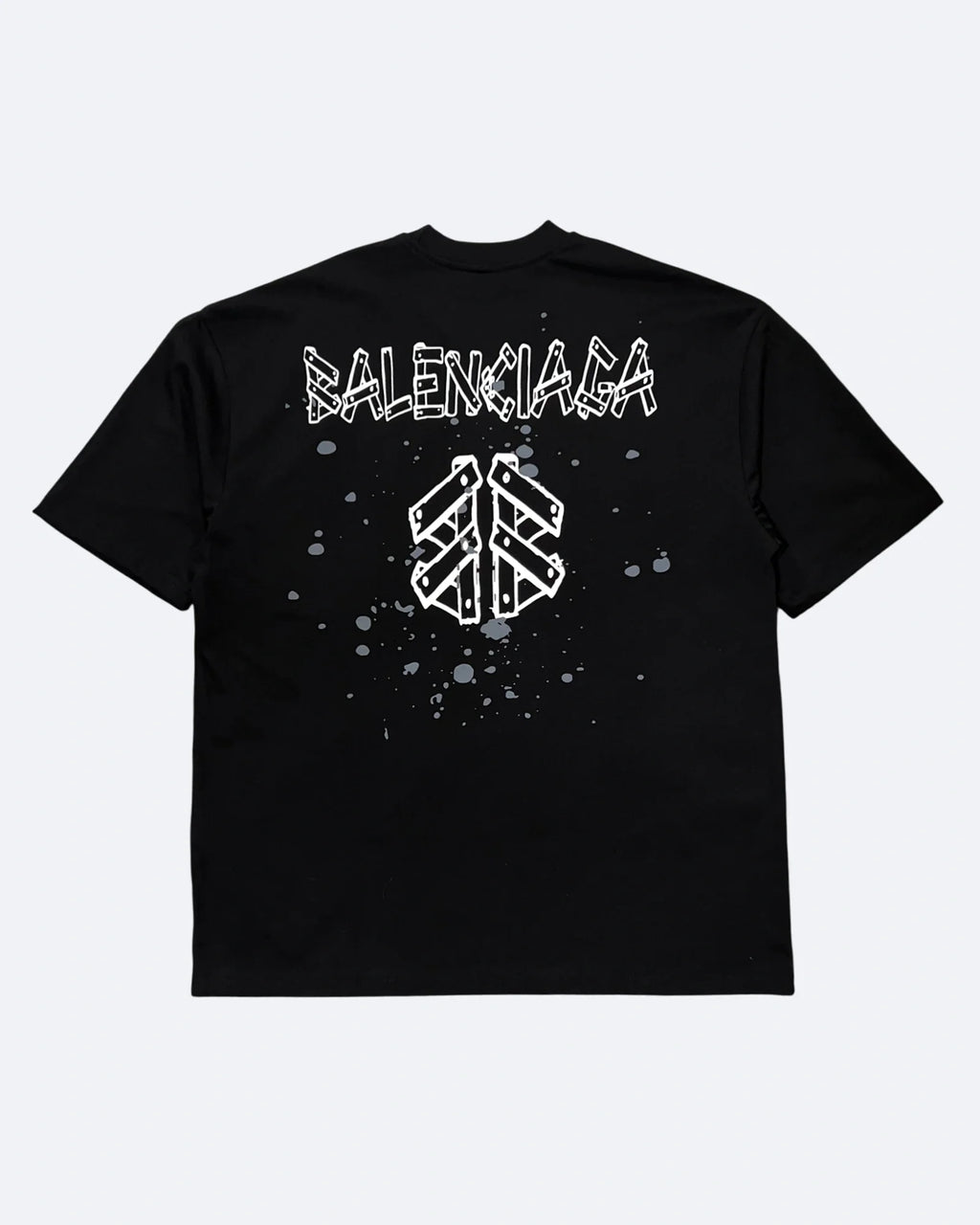 Balenciaga - Plank Logo T-Shirt - Black
