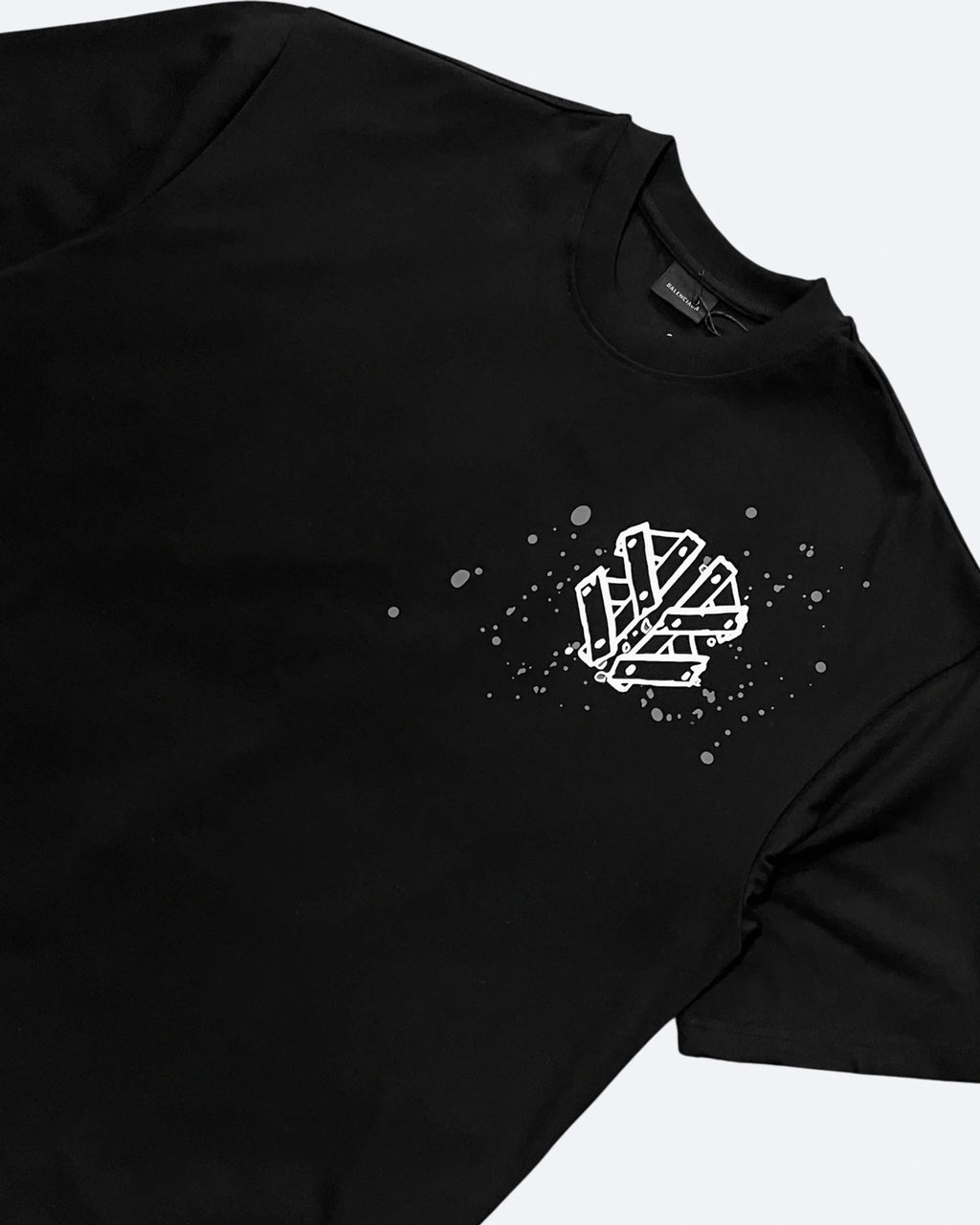 Balenciaga - Plank Logo T-Shirt - Black