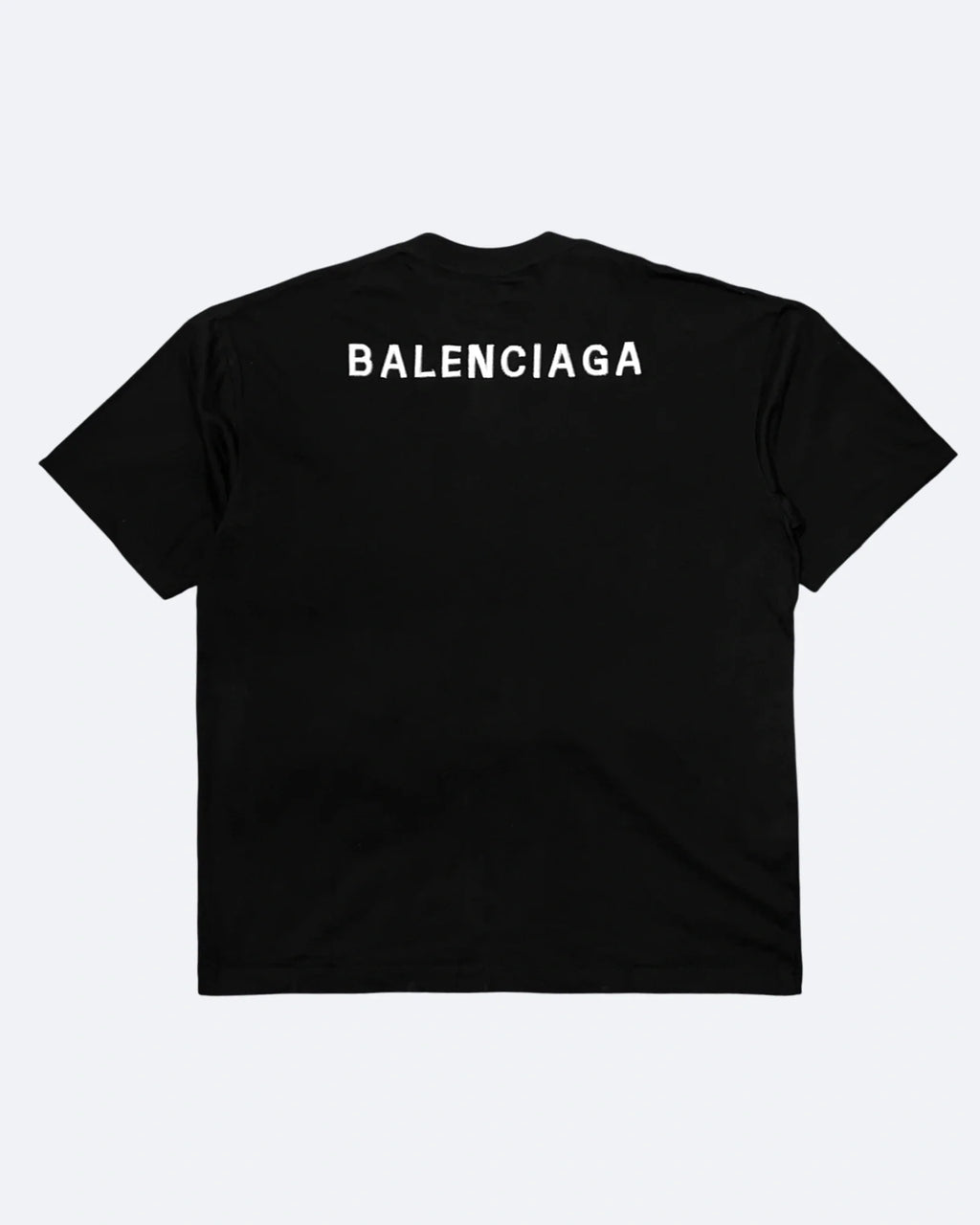 Balenciaga - Logo Embroidery T-Shirt - Black