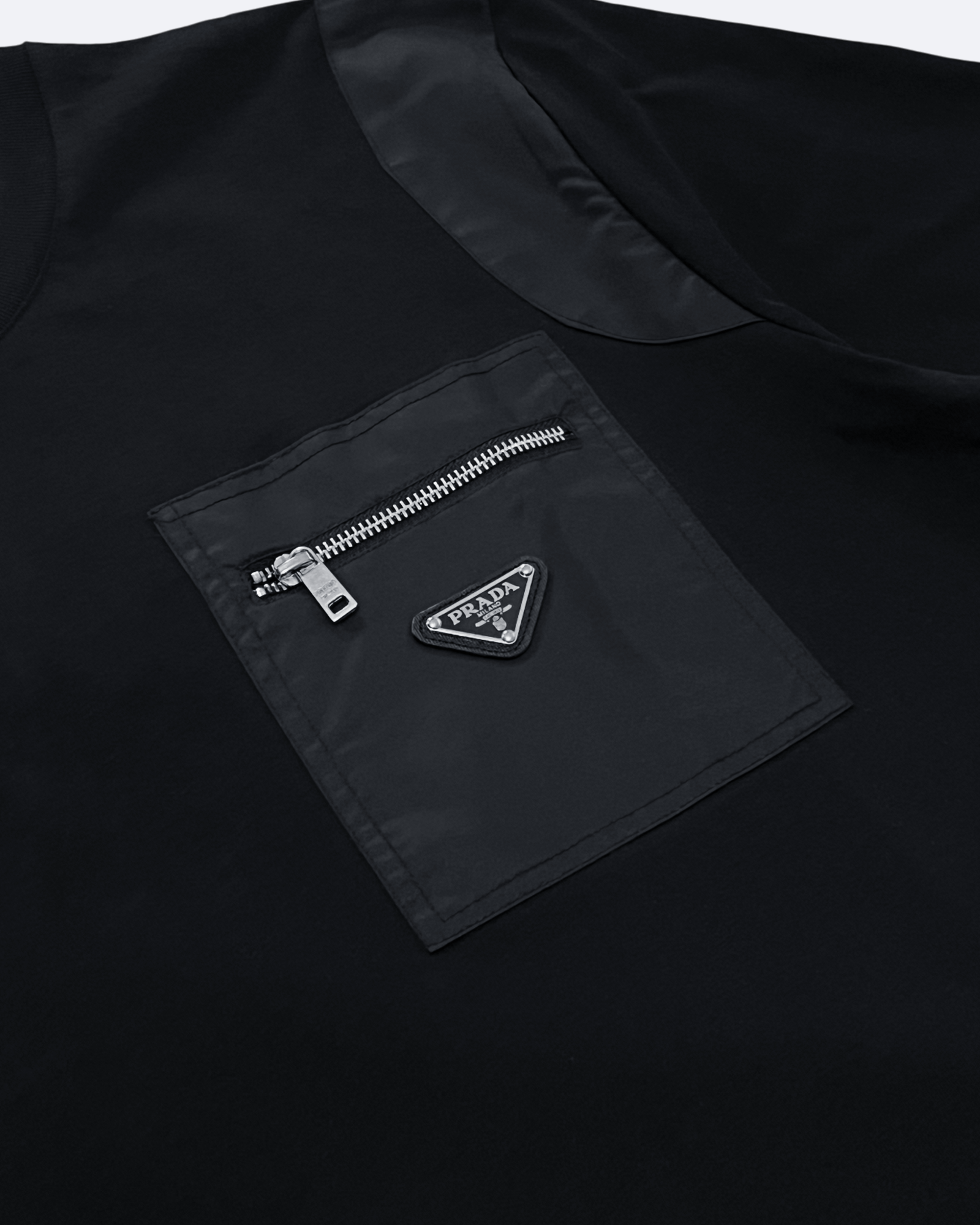 Prada - Concept Pocket Logo T-Shirt - Black