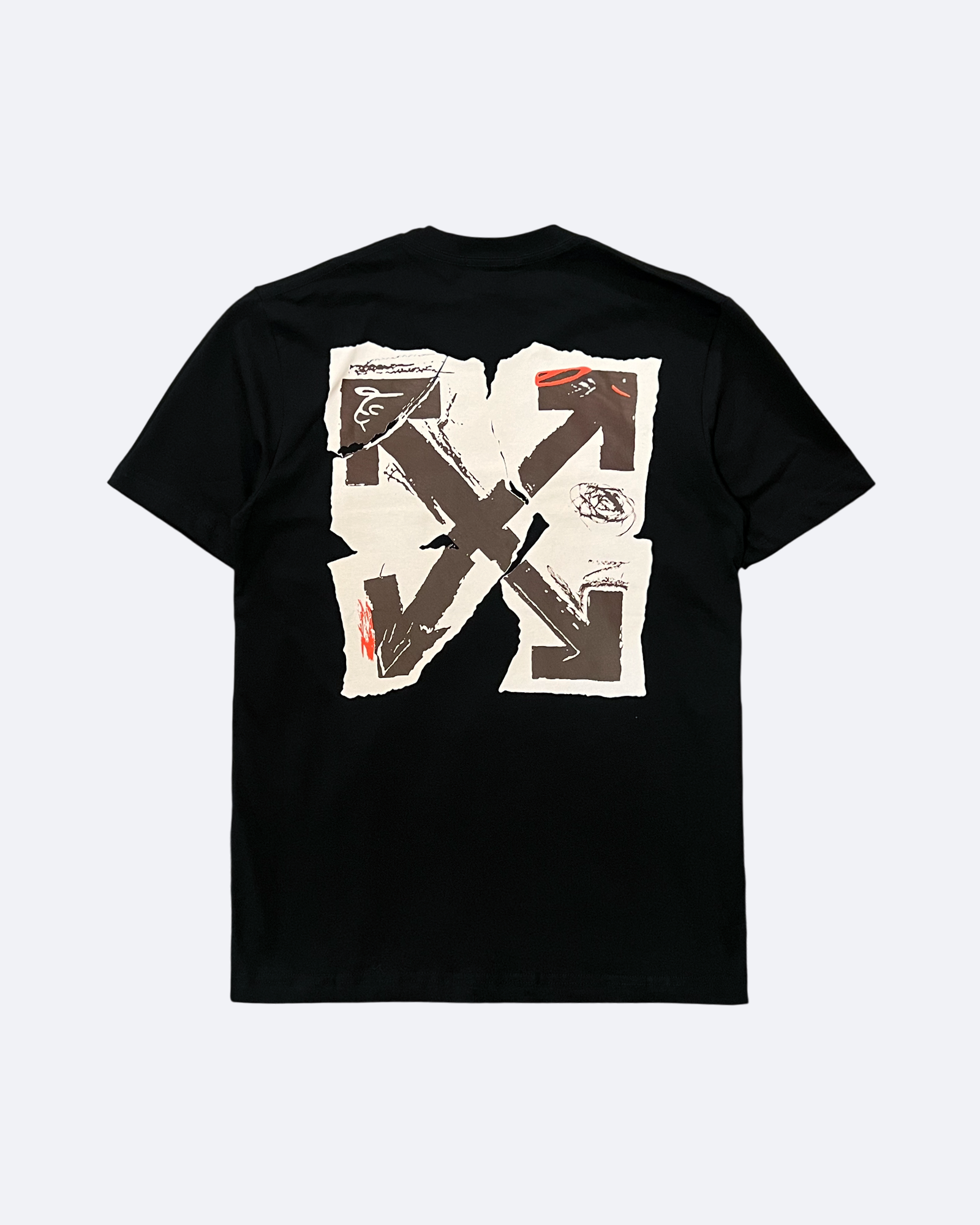 Off-White - Paper Arrow Graphic T-Shirt - Black