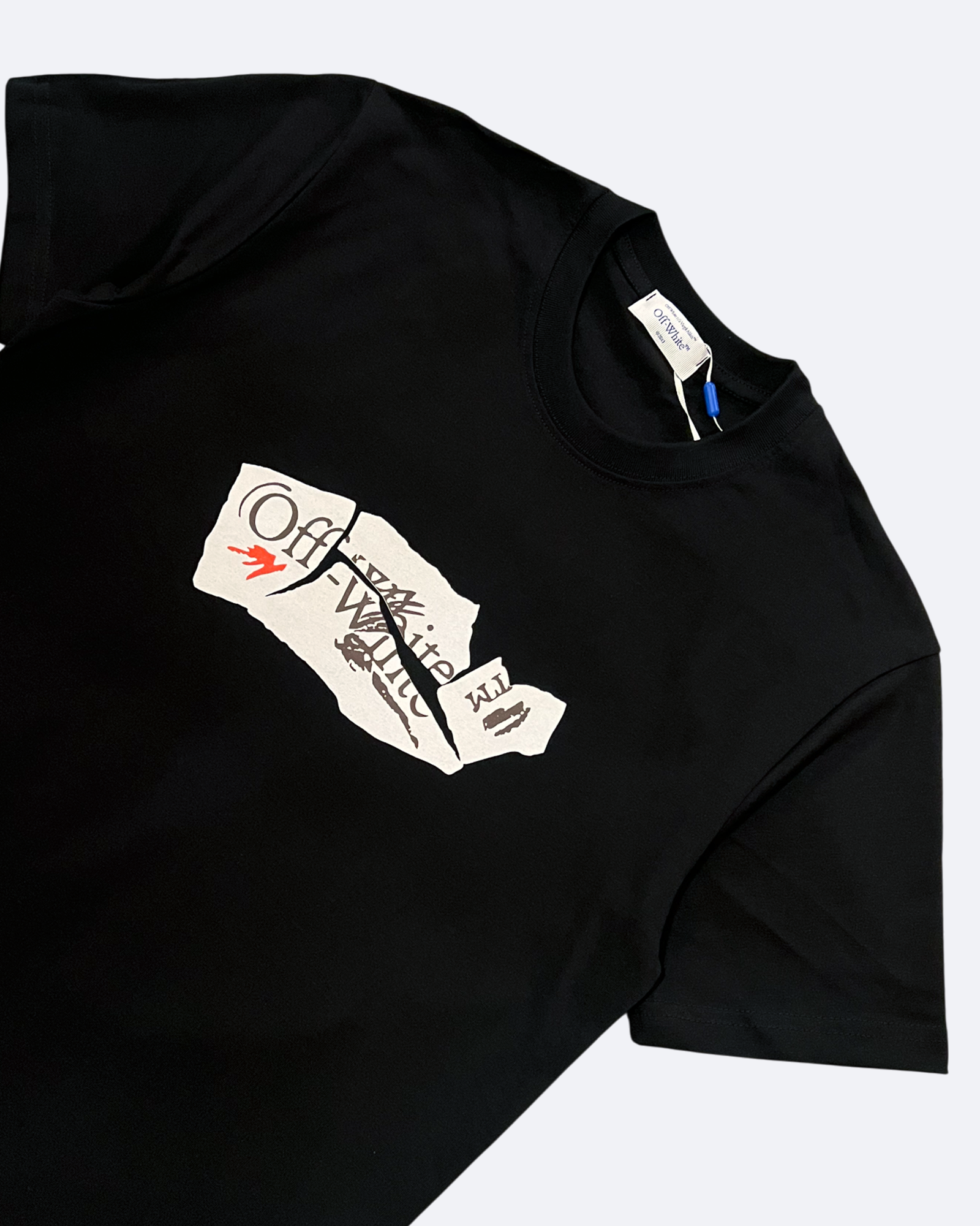 Off-White - Paper Arrow Graphic T-Shirt - Black