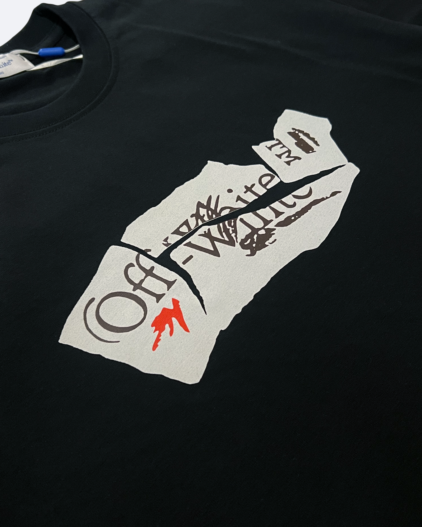 Off-White - Paper Arrow Graphic T-Shirt - Black