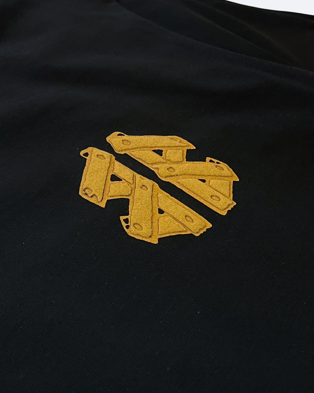 Balenciaga - Yellow Plank Logo T-Shirt - Black