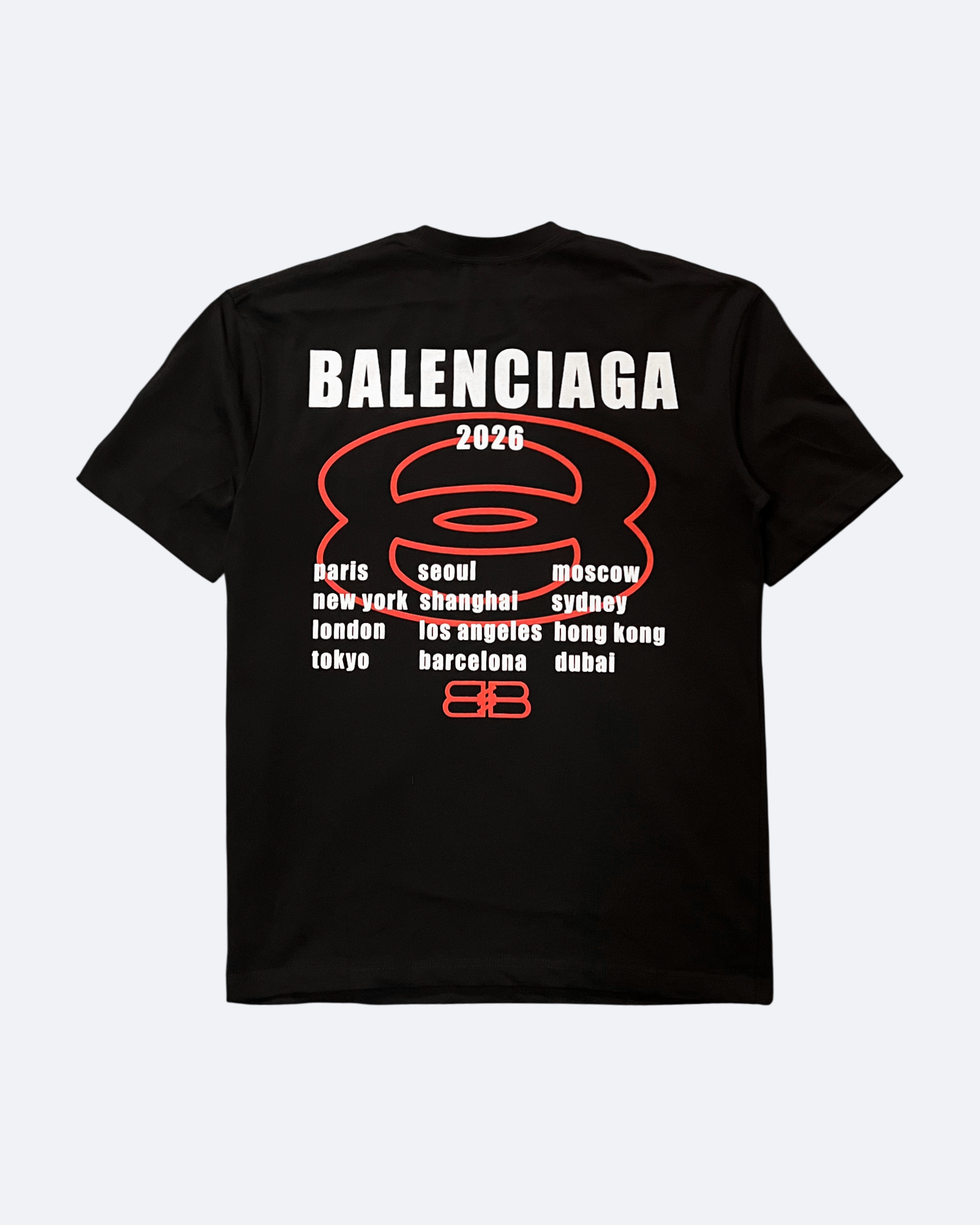 Balenciaga - 2026 Tour T-Shirt - Black