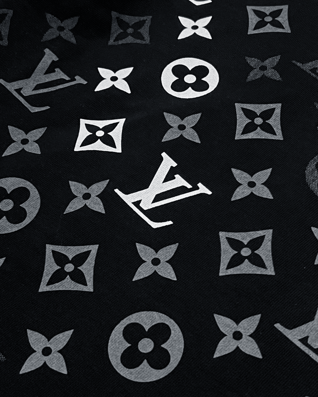 LVTN - Pattern T-Shirt - Black
