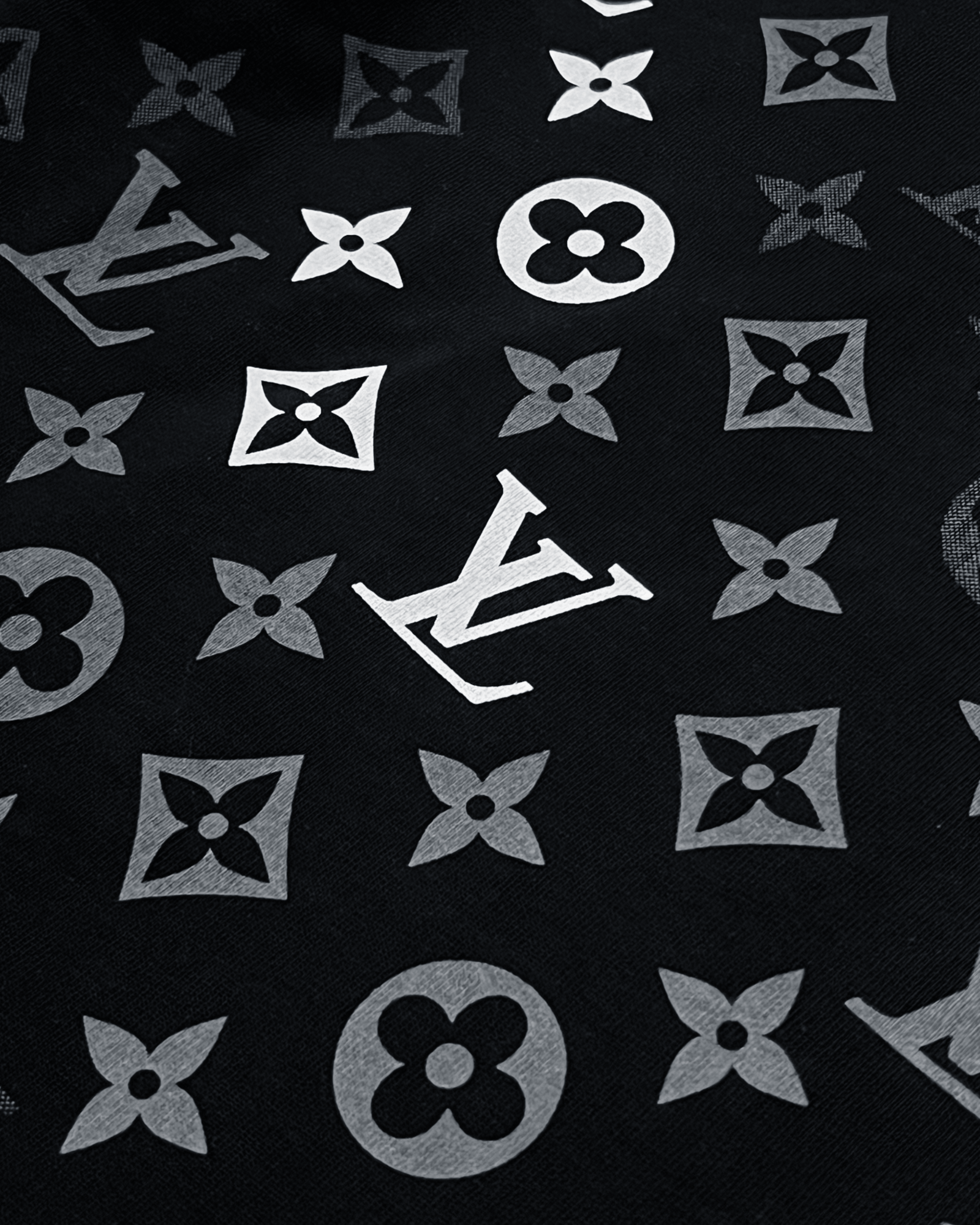 LVTN - Pattern T-Shirt - Black