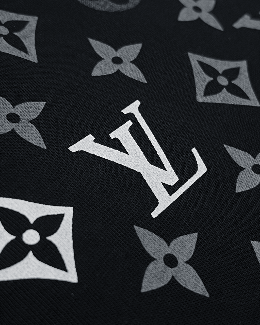 LVTN - Pattern T-Shirt - Black