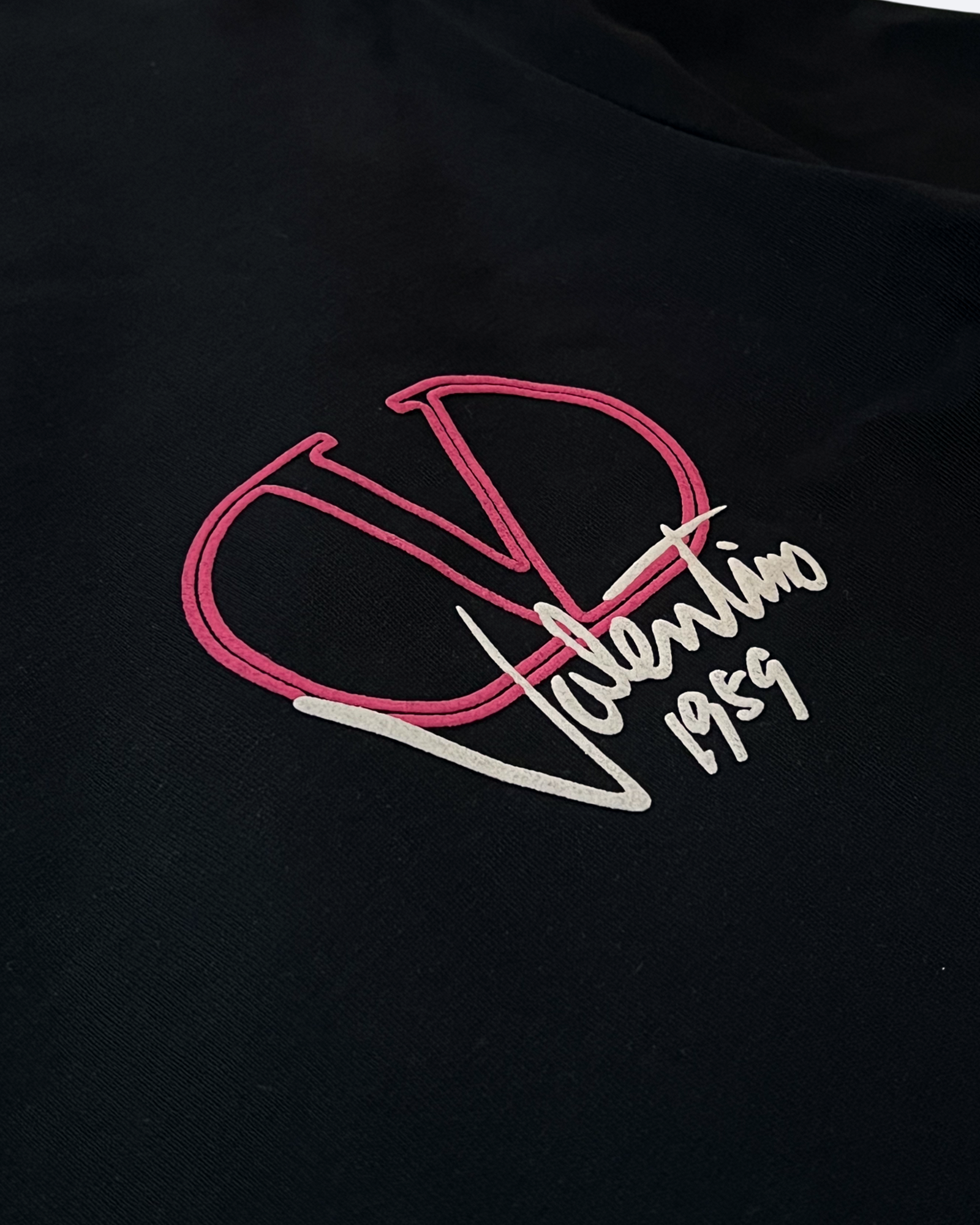 Valentino - Script Logo T-Shirt - Black