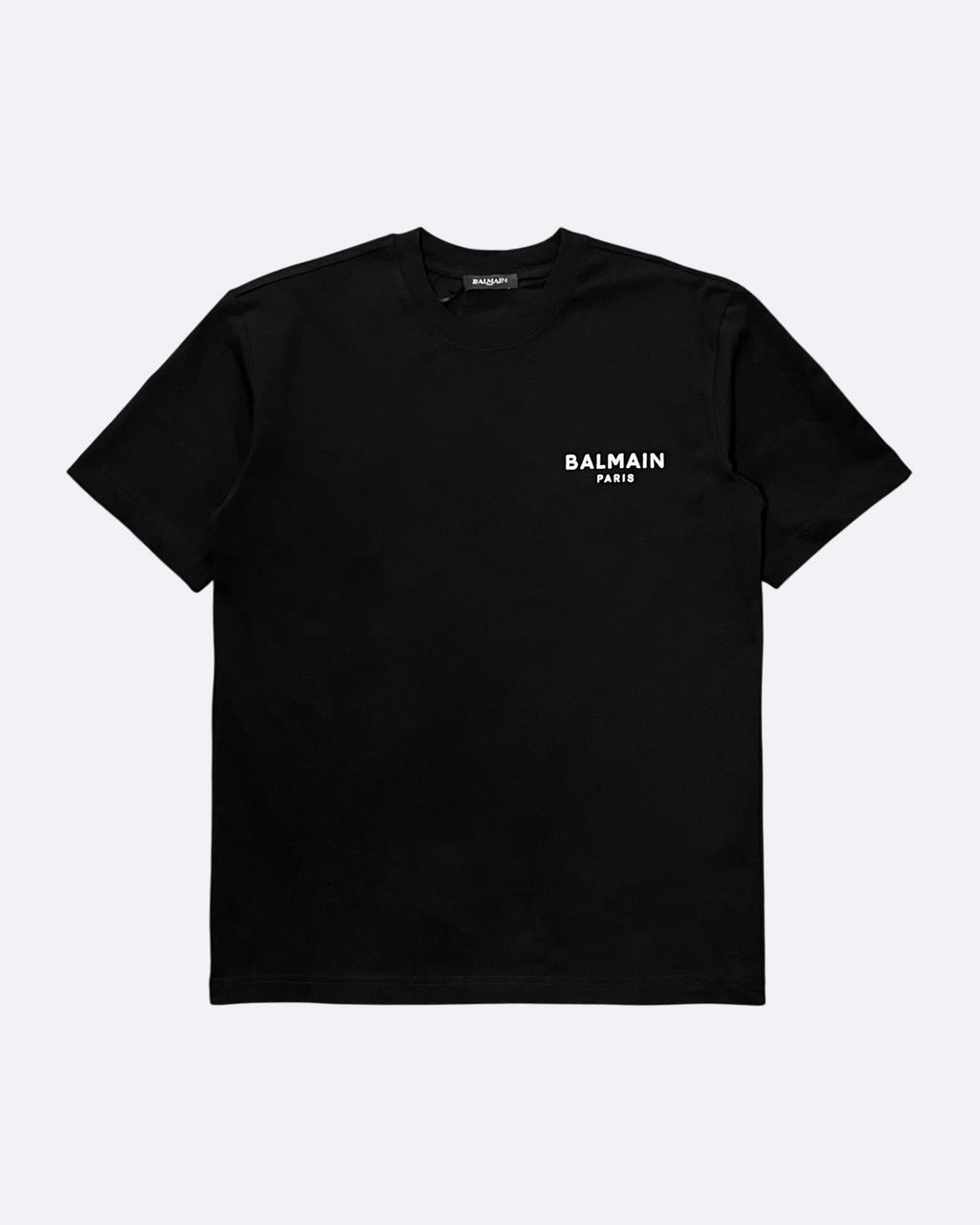 Balmain - Furry Logo T-Shirt - Black