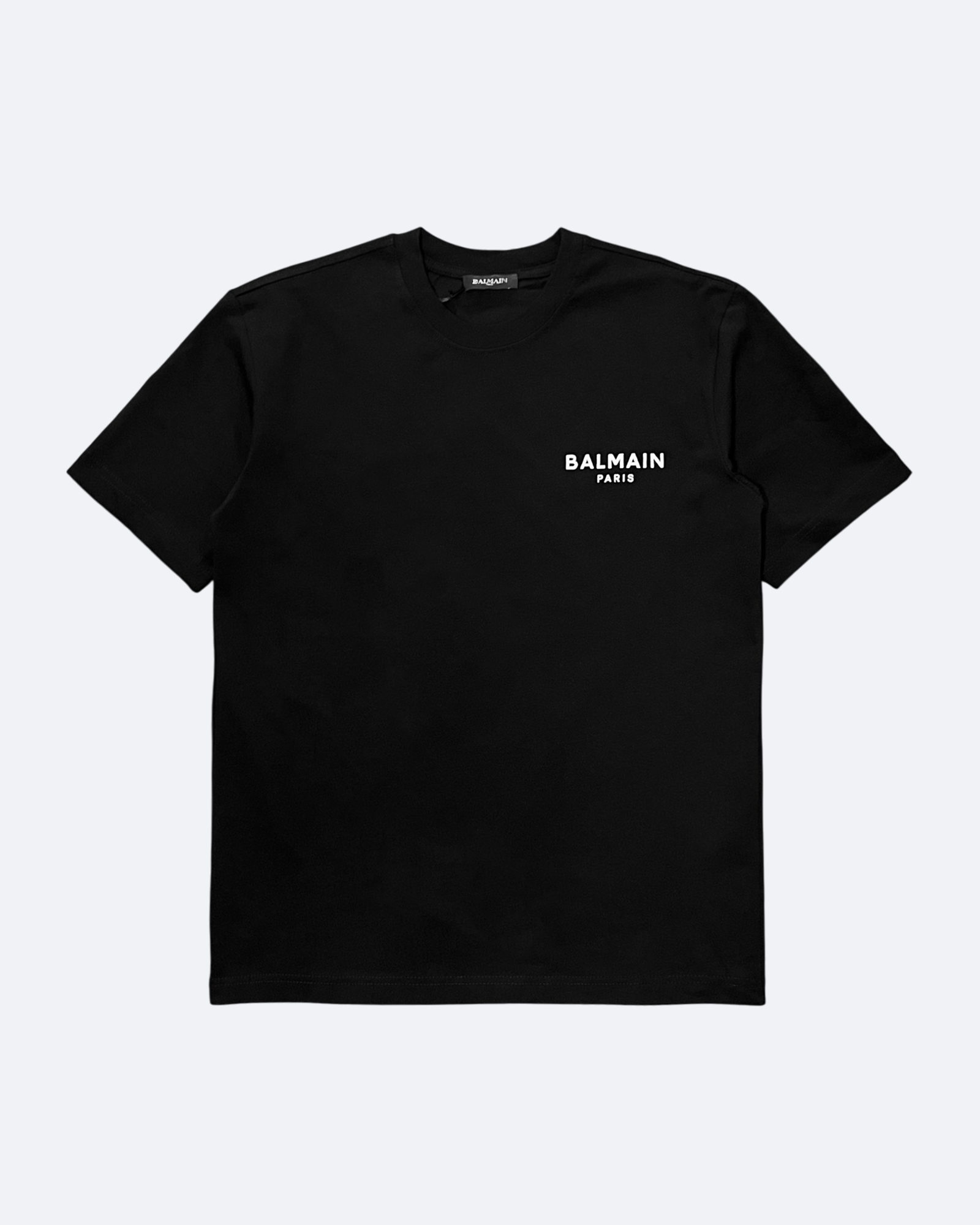 Balmain - Furry Logo T-Shirt - Black