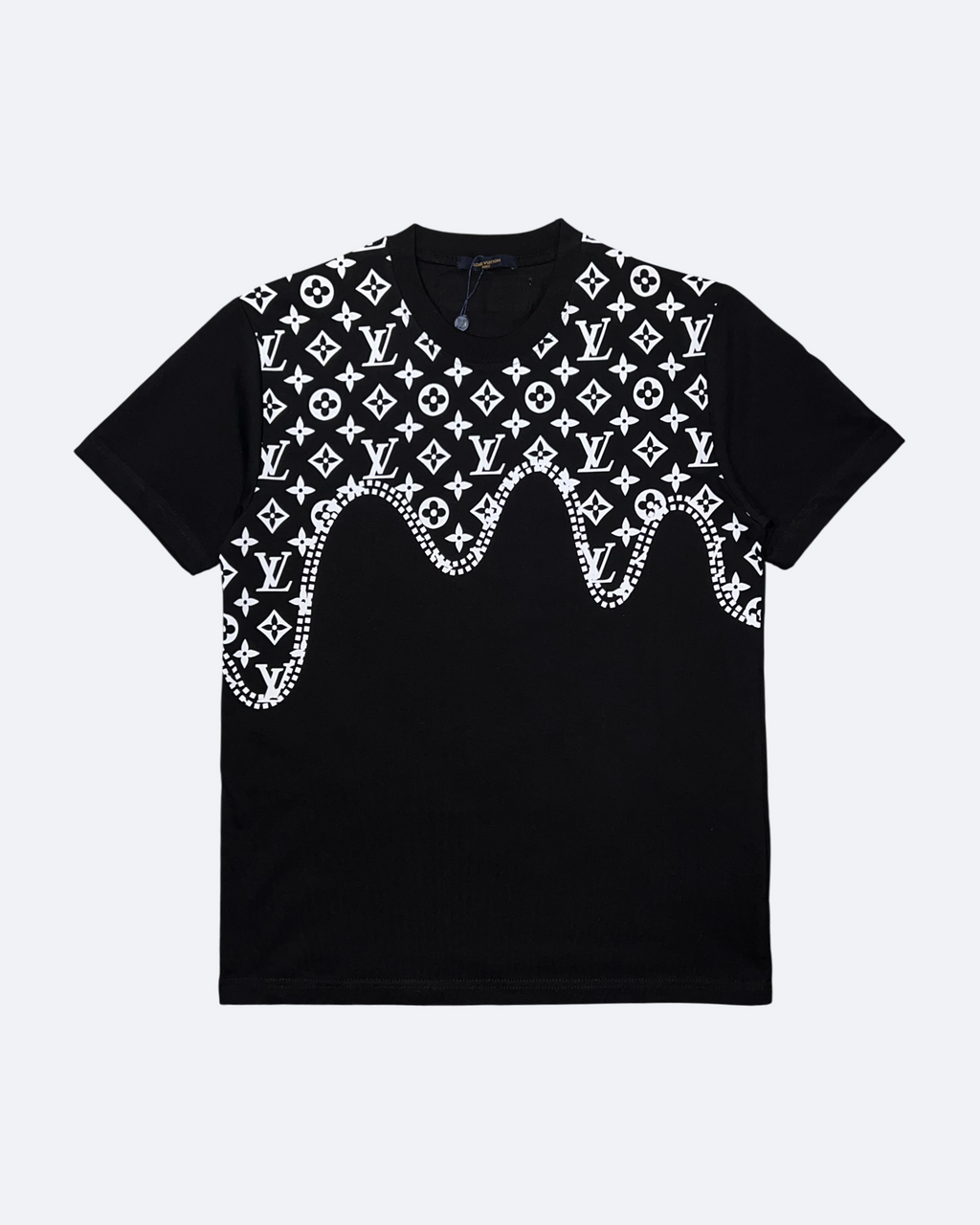 LVTN - Drip Pattern T-Shirt - Black