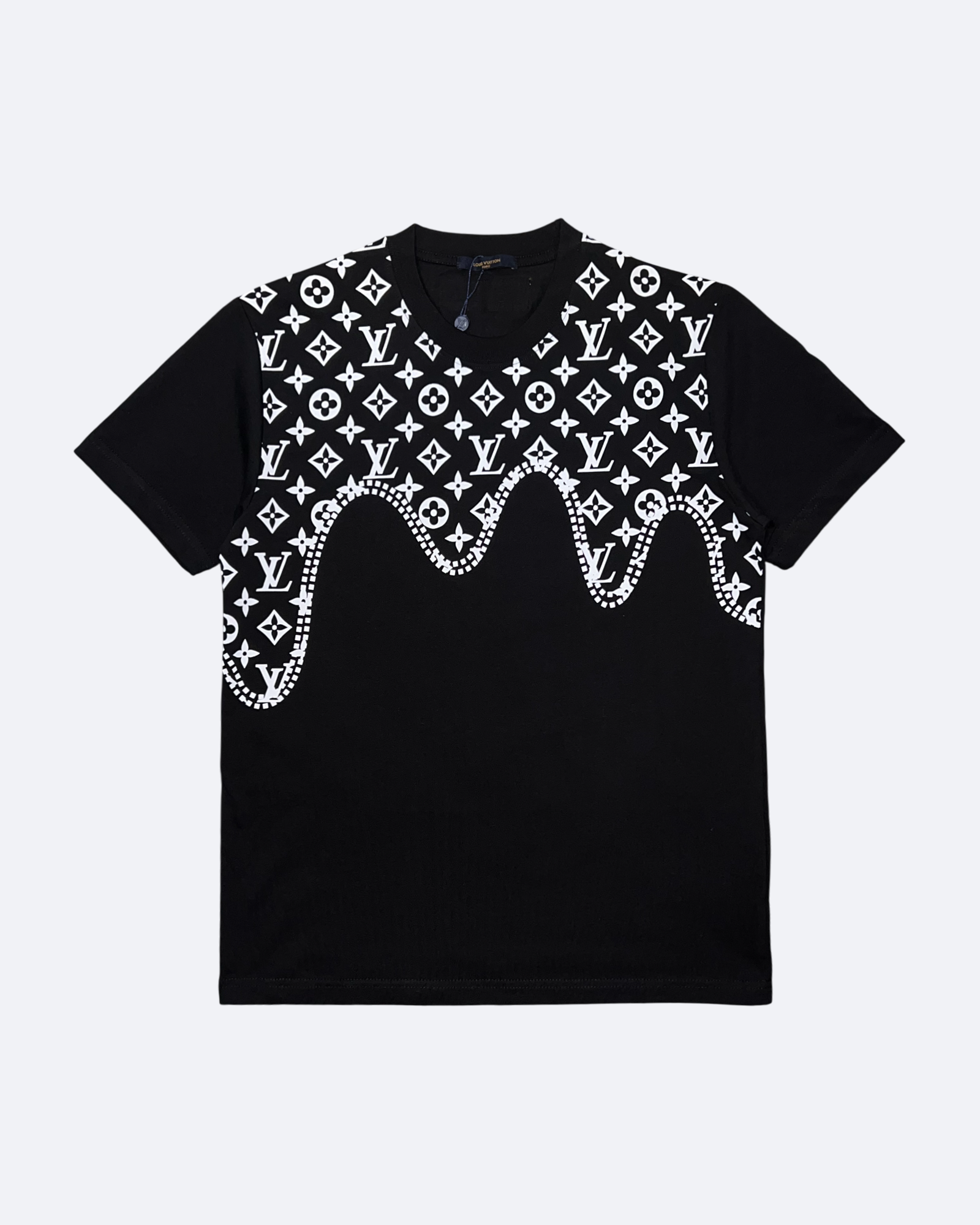 LVTN - Drip Pattern T-Shirt - Black
