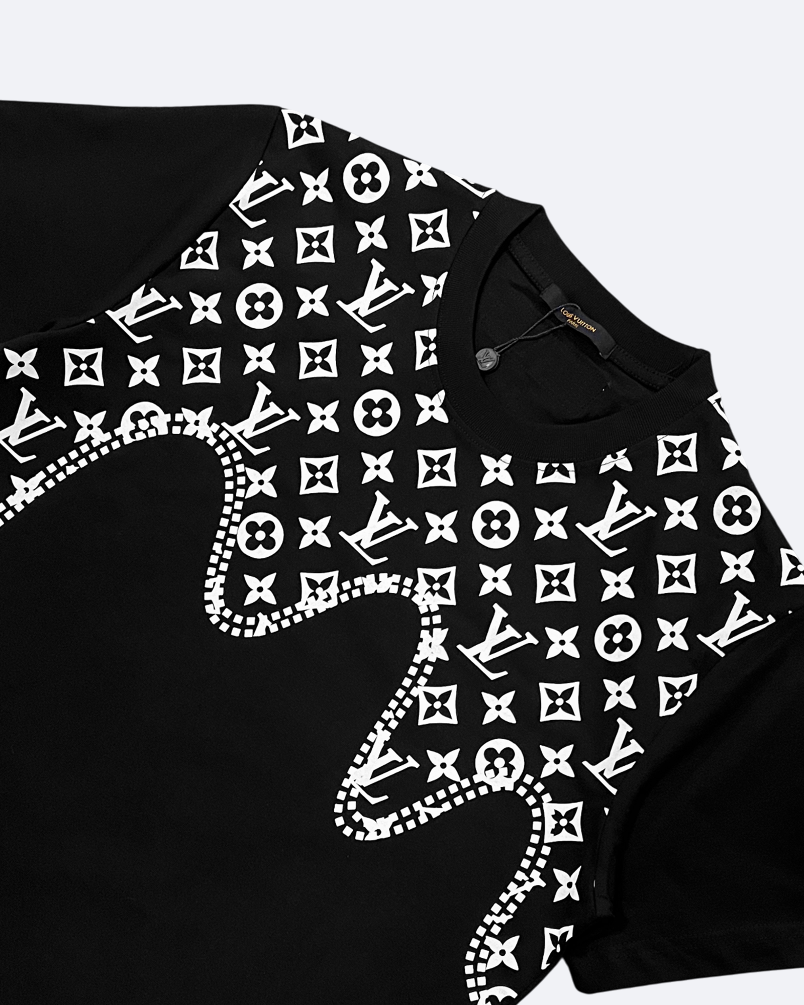 LVTN - Drip Pattern T-Shirt - Black