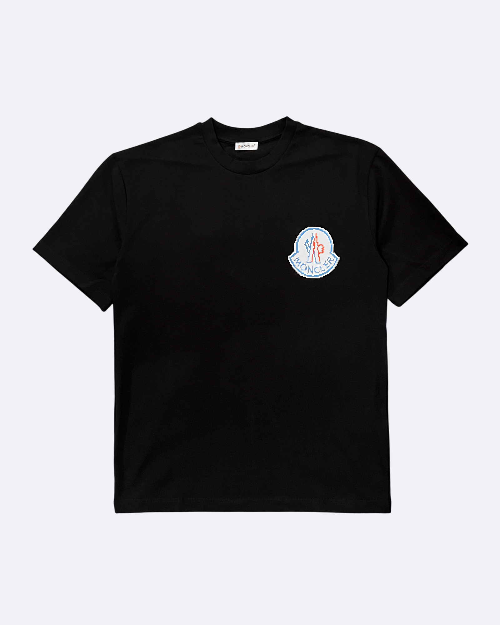 Moncler - Pixelated Logo T-Shirt - Black