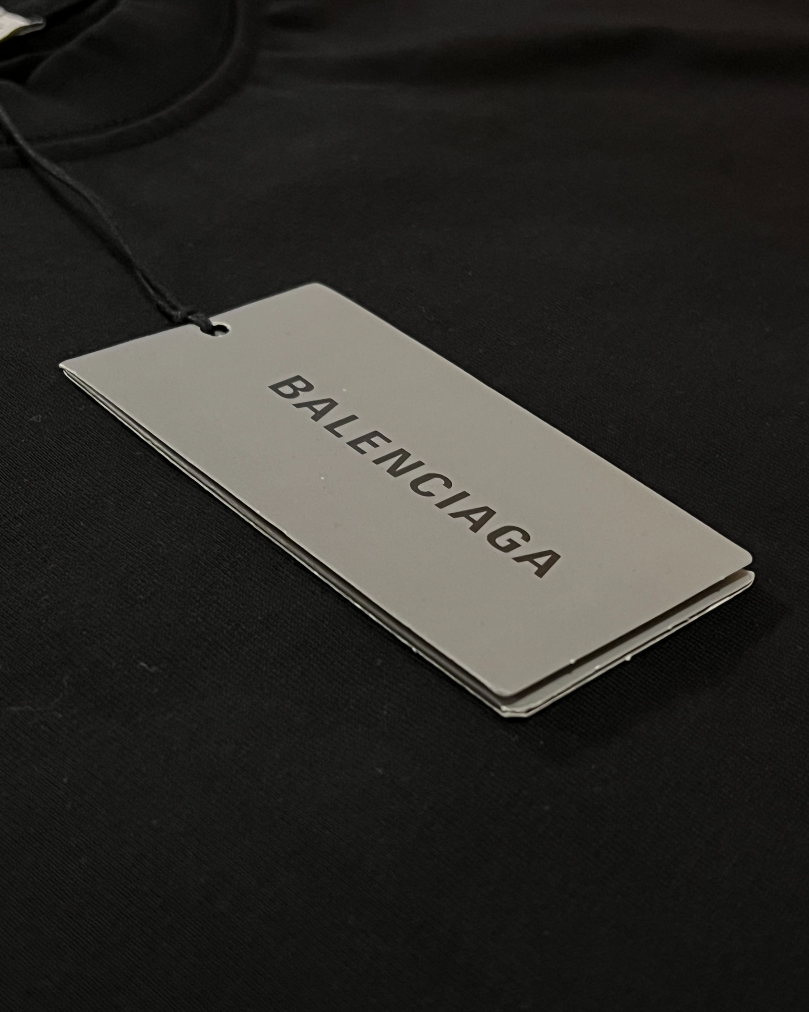 Balenciaga - Red Caution Tape T-Shirt - Black