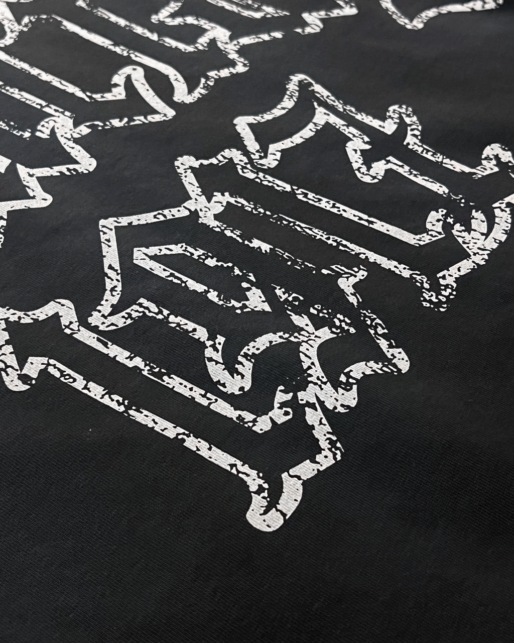 Balenciaga - Metal Back Logo T-Shirt - Washed Black