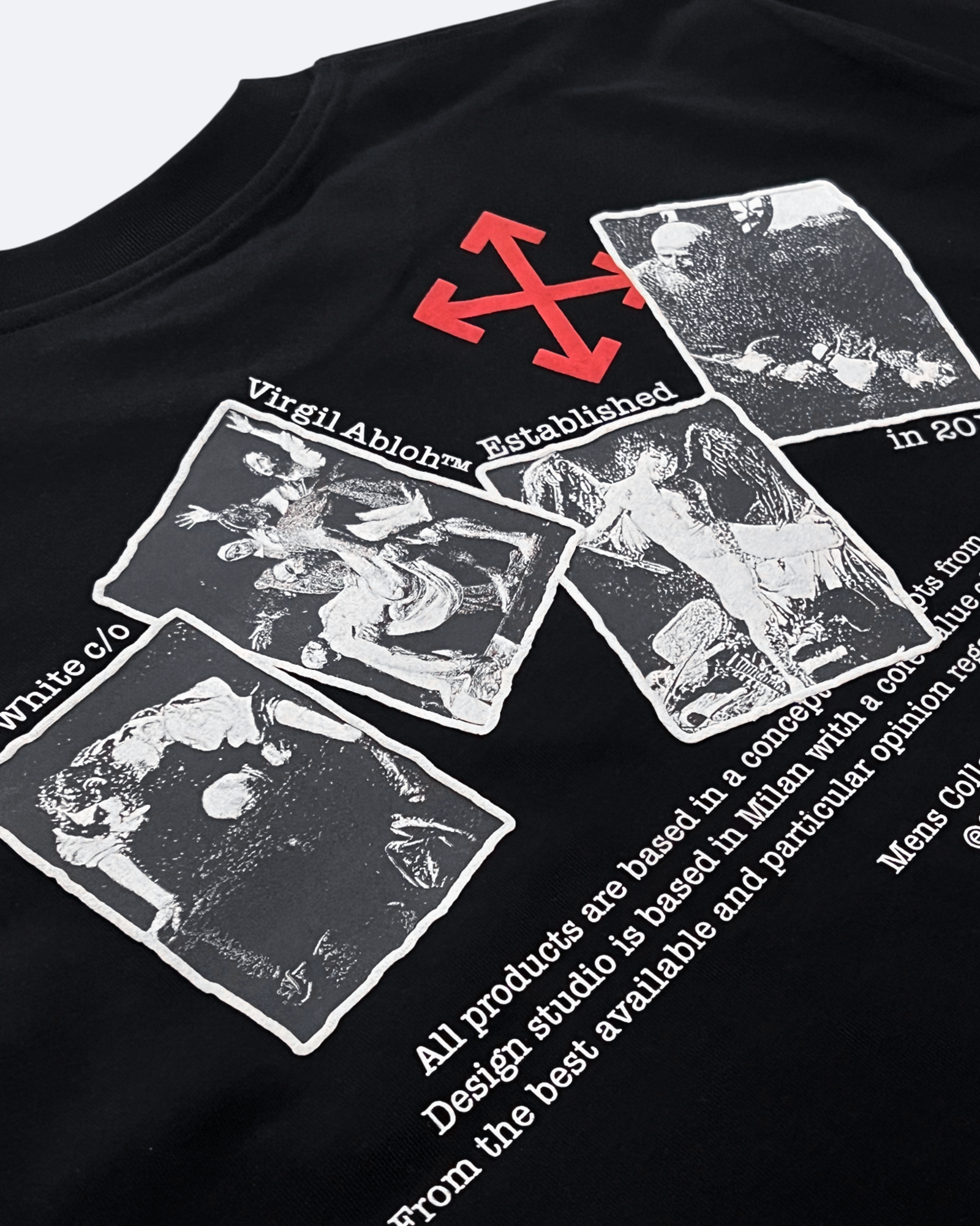 Off-White - Caravaggio Graphic T-Shirt - Black