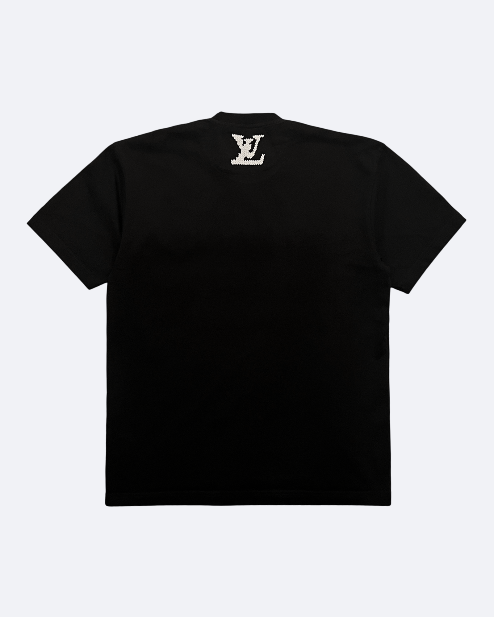 LVTN - Marque Knitted Logo T-Shirt - Black