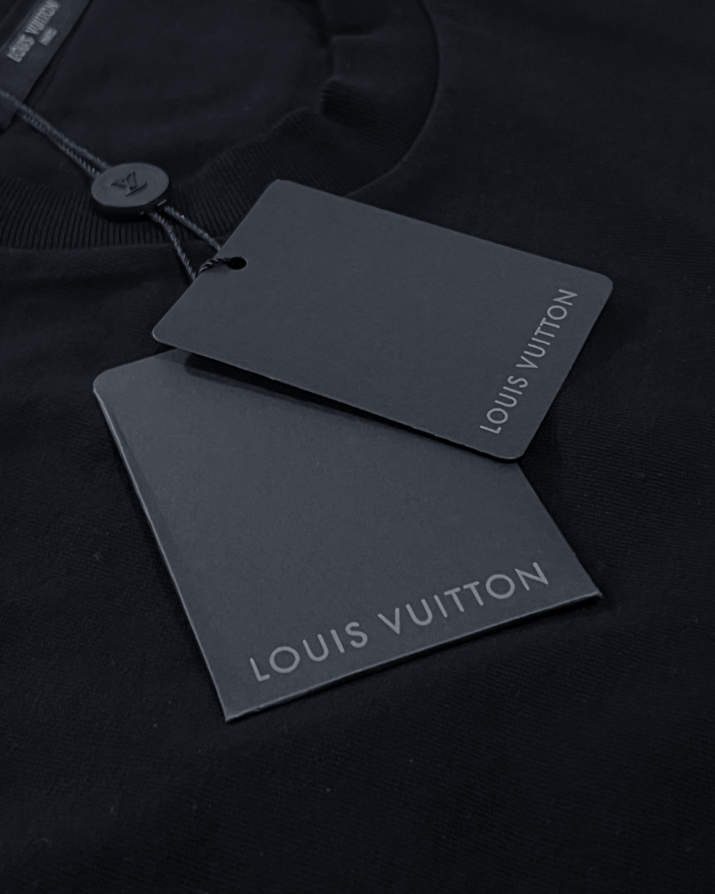 LVTN - Marque Knitted Logo T-Shirt - Black