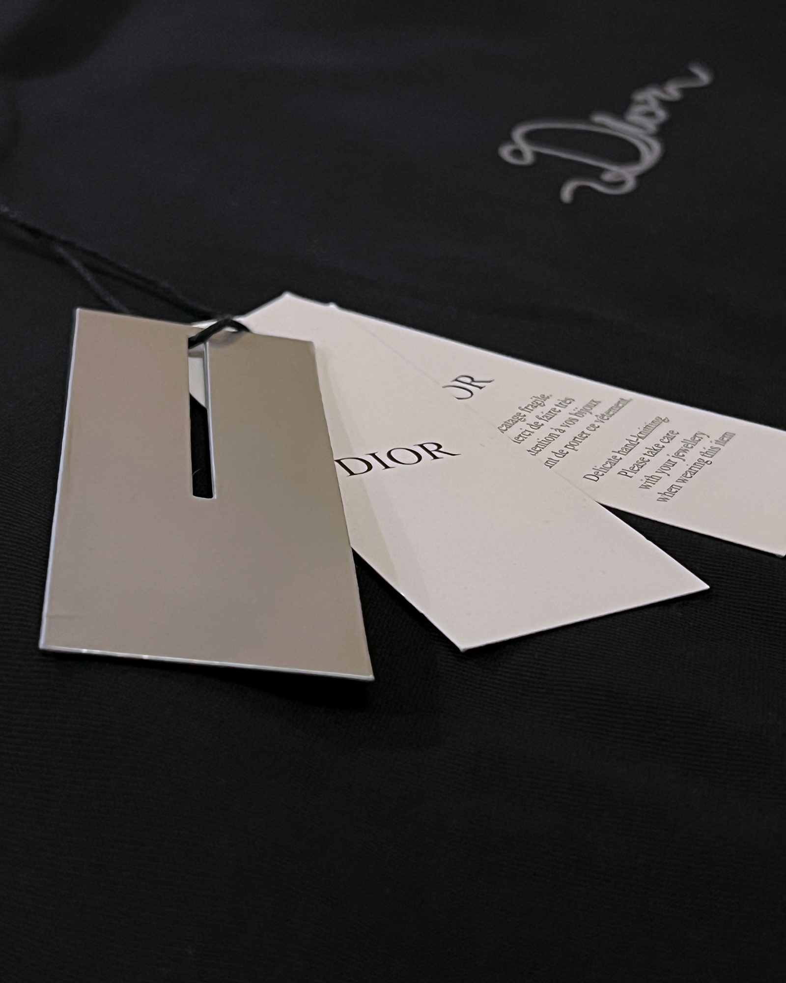 Dior - Script Logotype T-Shirt - Black