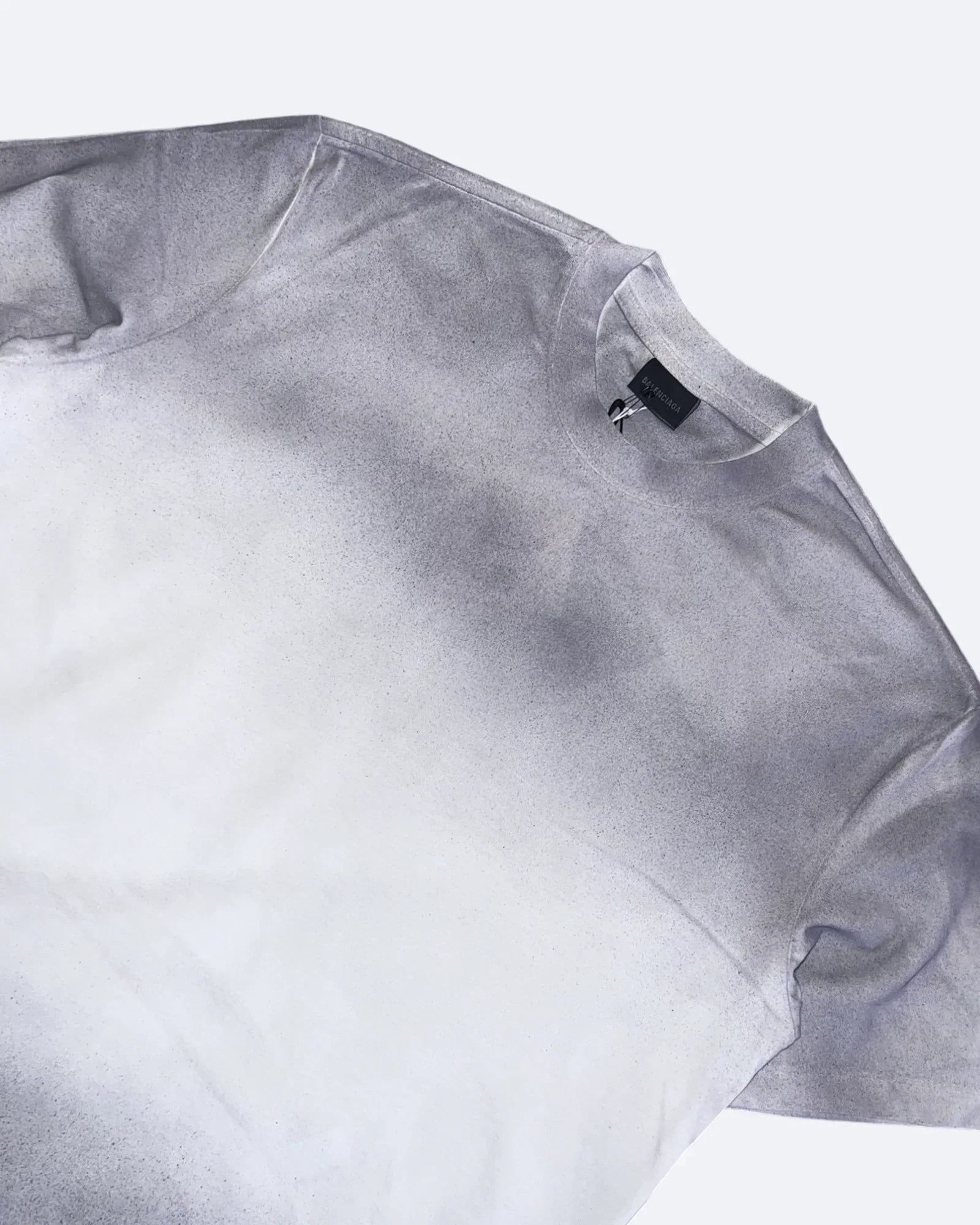Balenciaga - Metal Logo Oversized T-Shirt - Light Gray