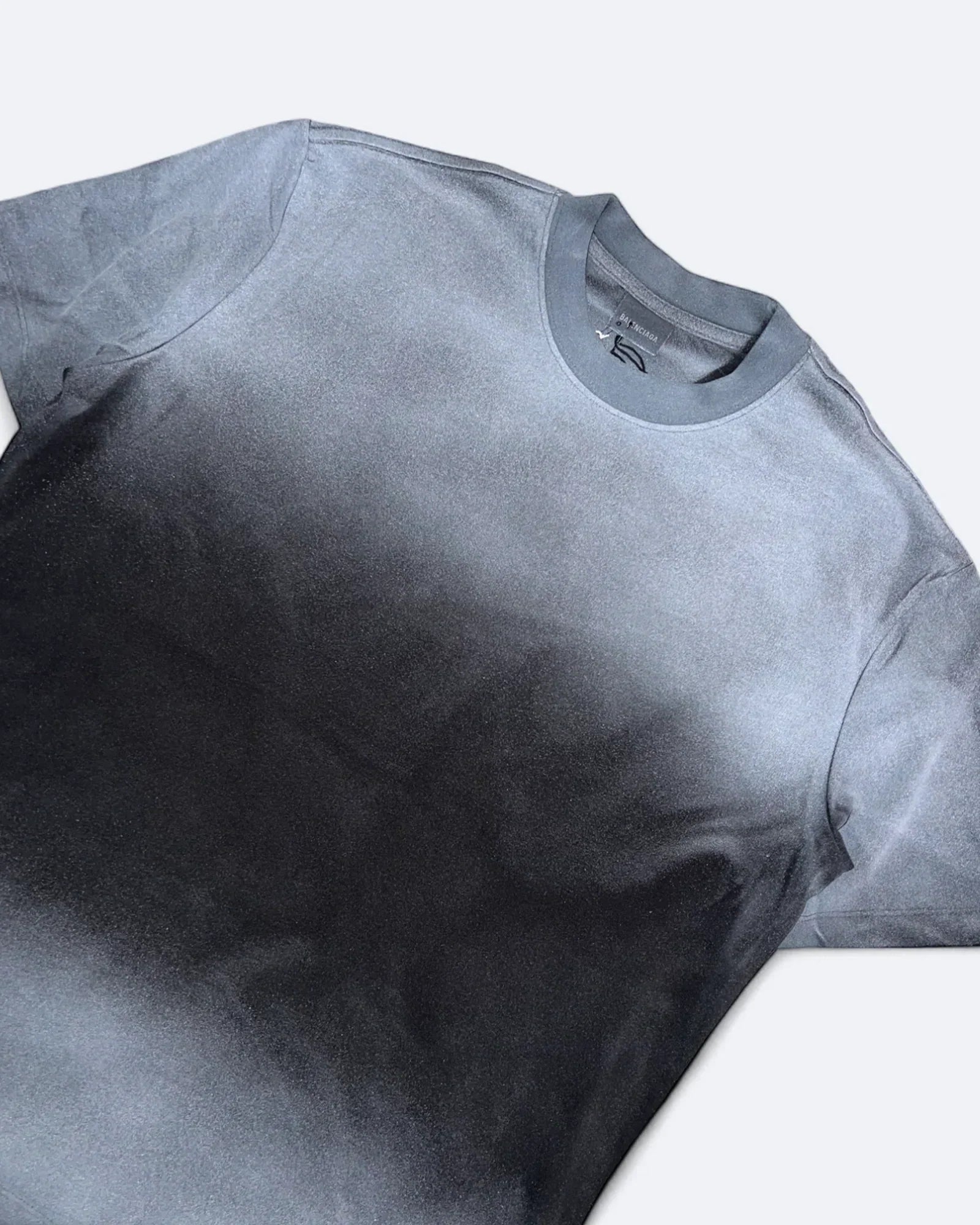 Balenciaga - Metal Logo Oversized T-Shirt - Dark Gray