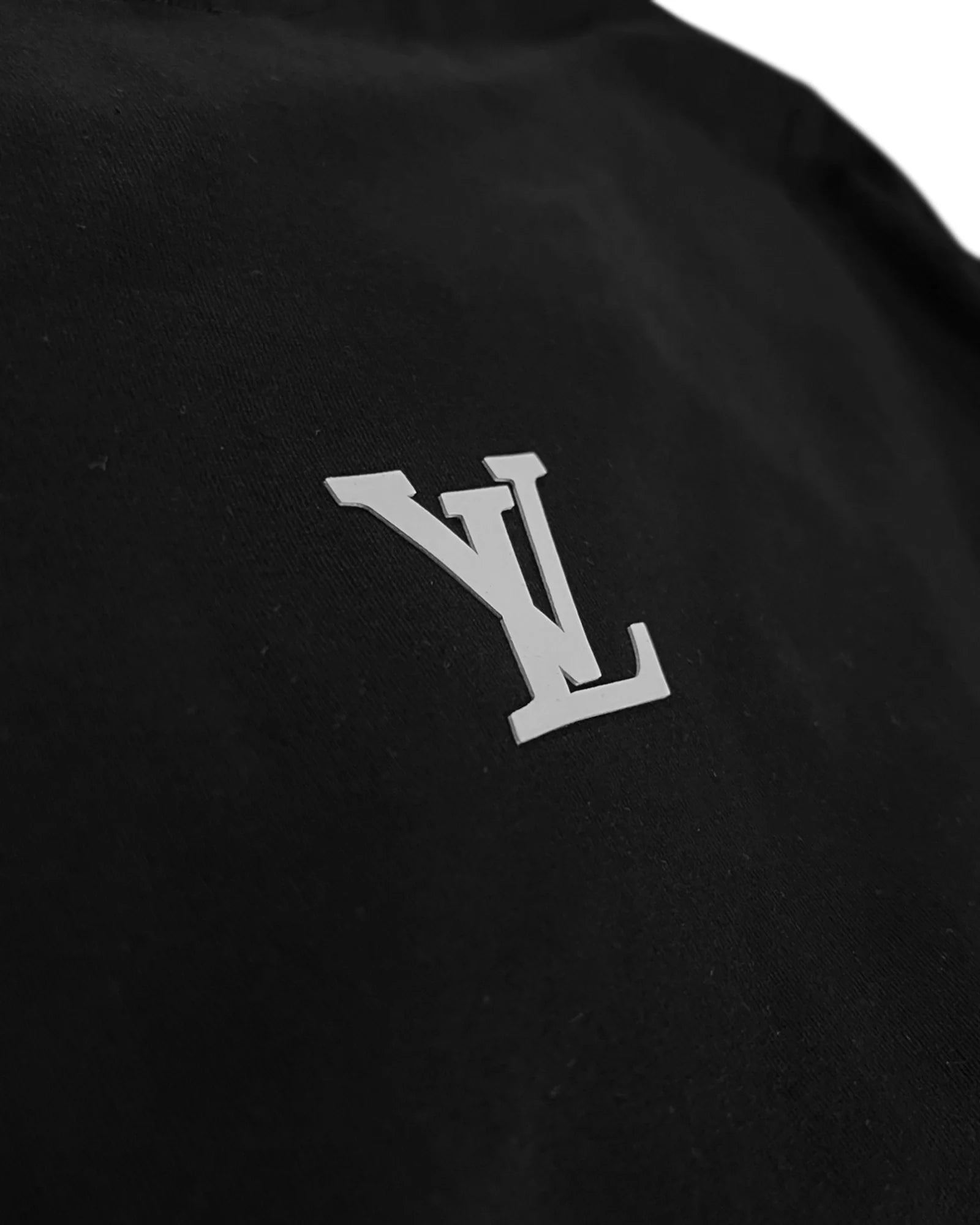 Louis Vuitton - LV Rubber Logo T-Shirt - Black