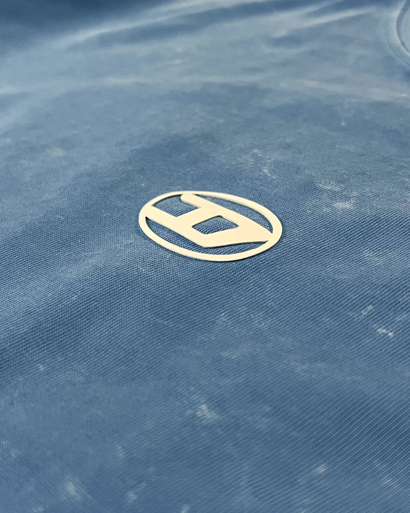 Diesel - Denim Logo T-Shirt - Blue