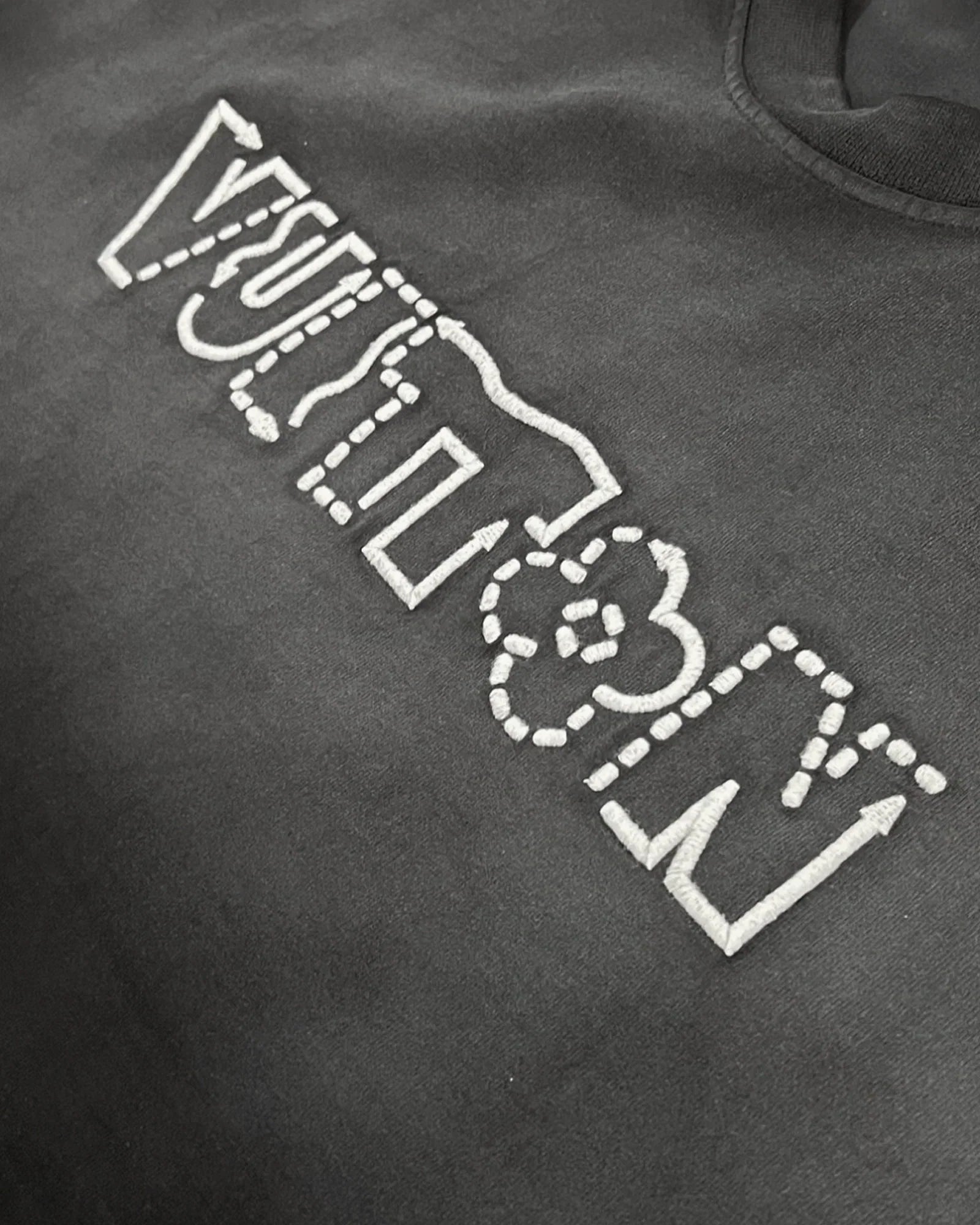 Louis Vuitton - Blueprint Logo T-Shirt - Black