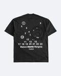 Maison Margiela - MM6 Numbers Motif T-Shirt - Black