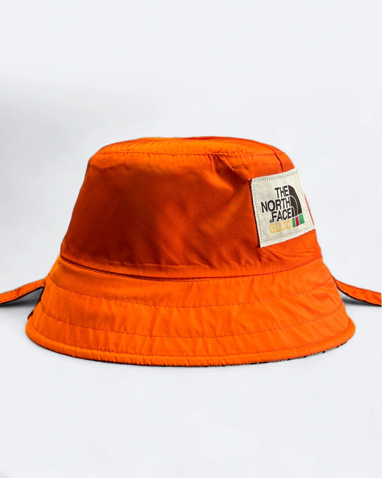 GC x The North Face - Reversible GG Bucket Hat - Beige/Orange