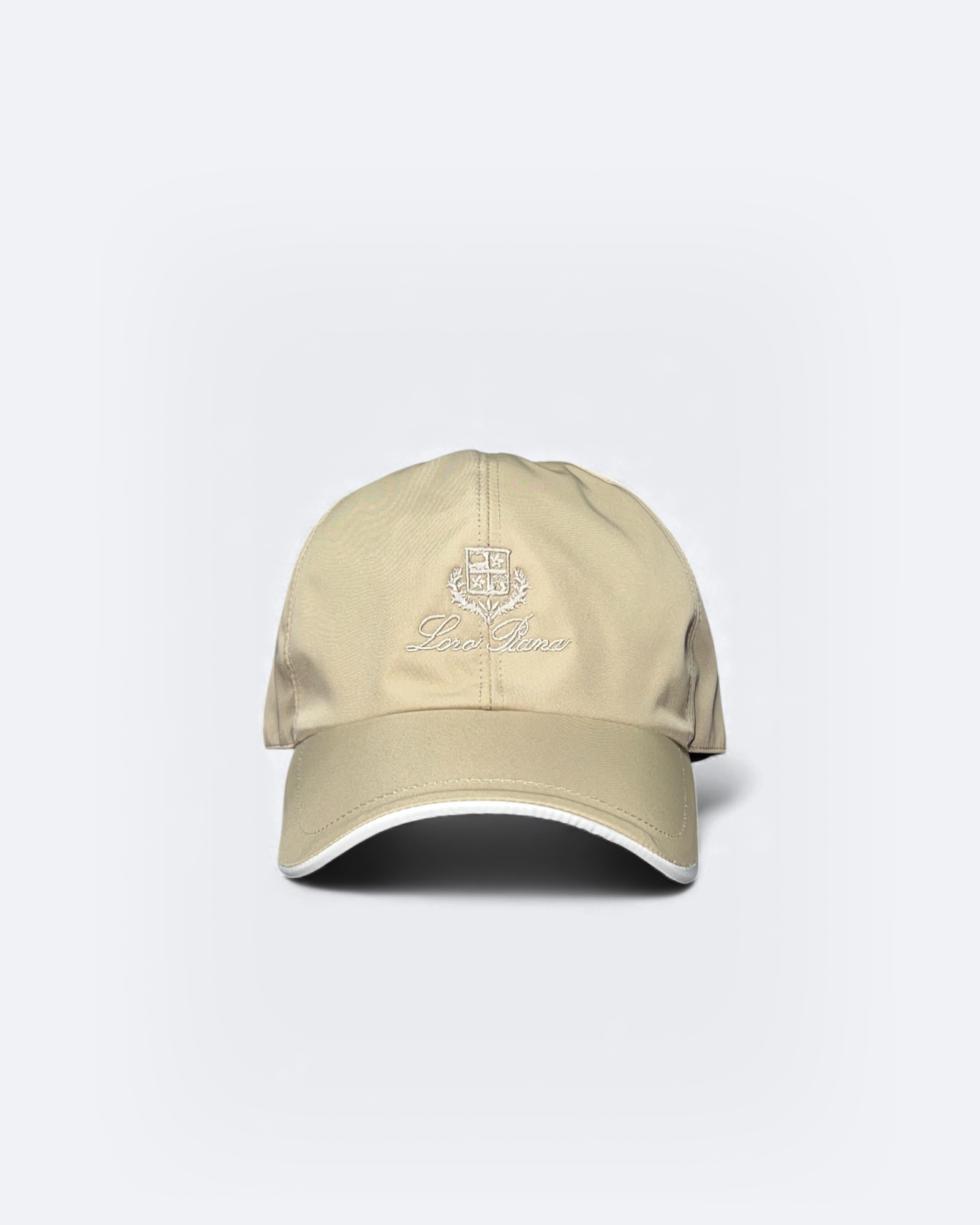 Loro Piana - Logo Embroidery Cap - Cream
