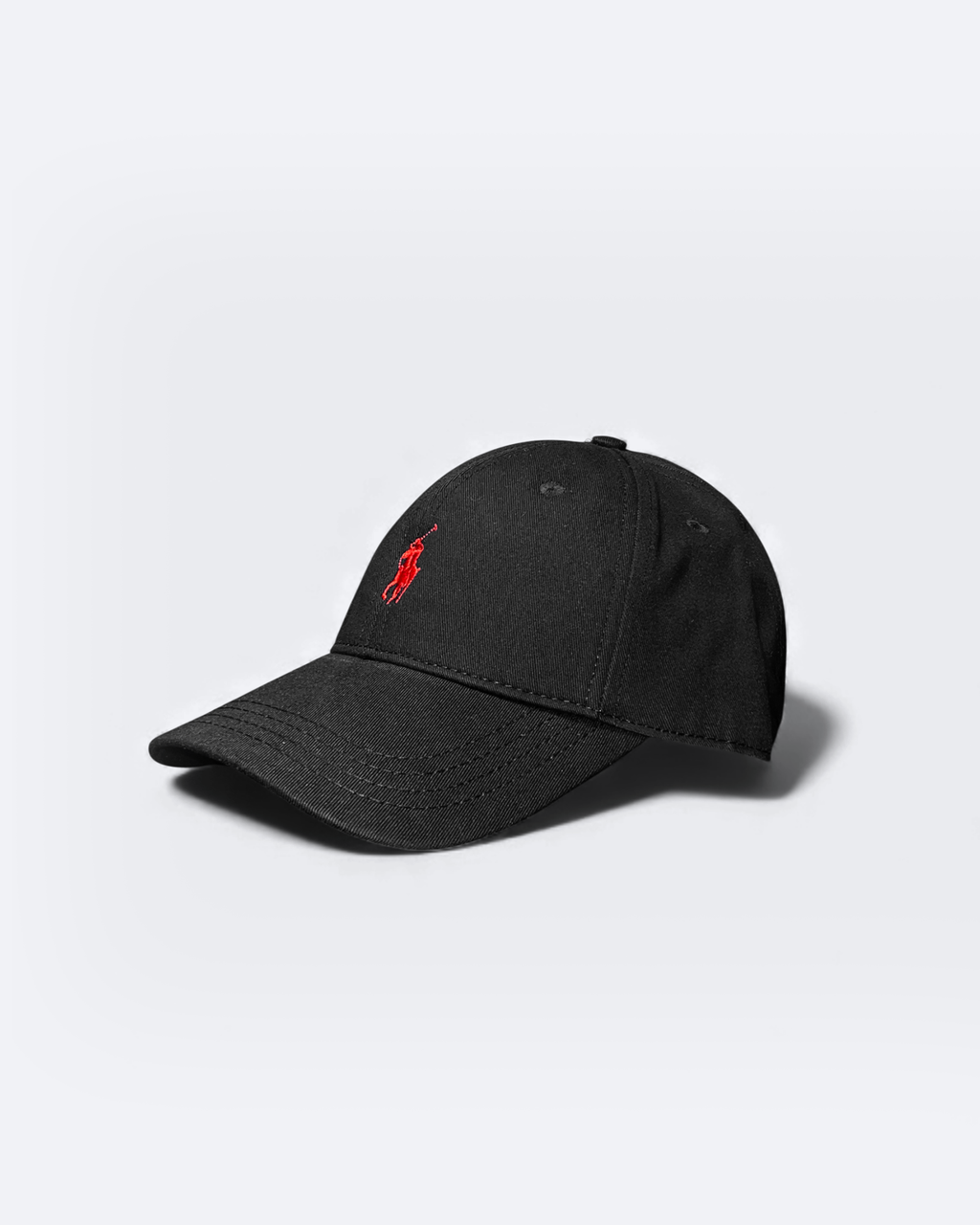 Ralph Lauren - Red Logo Cap - Black