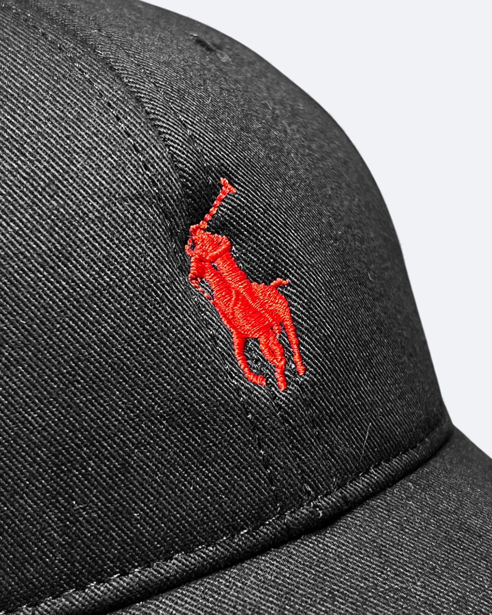 Ralph Lauren - Red Logo Cap - Black