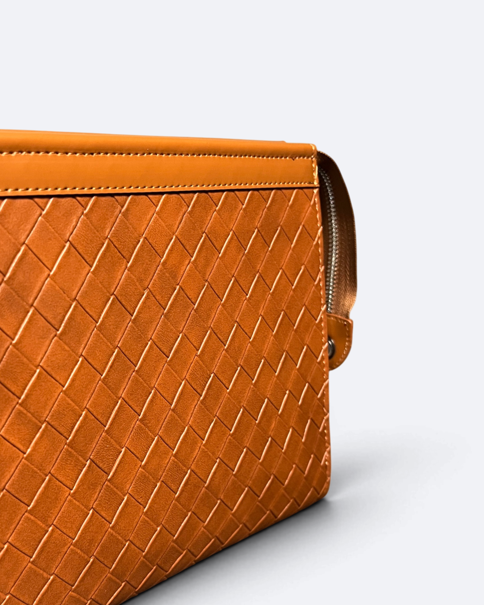 Bottega Veneta - Weave Clutch - Brown