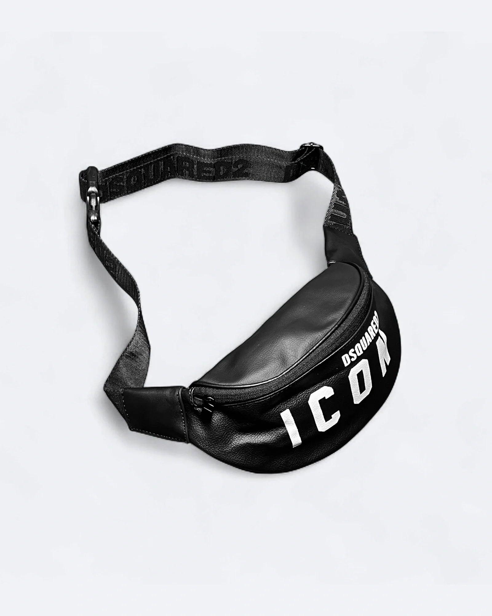 Dsquared2 - ICON Leather Crossbody Bag - Black