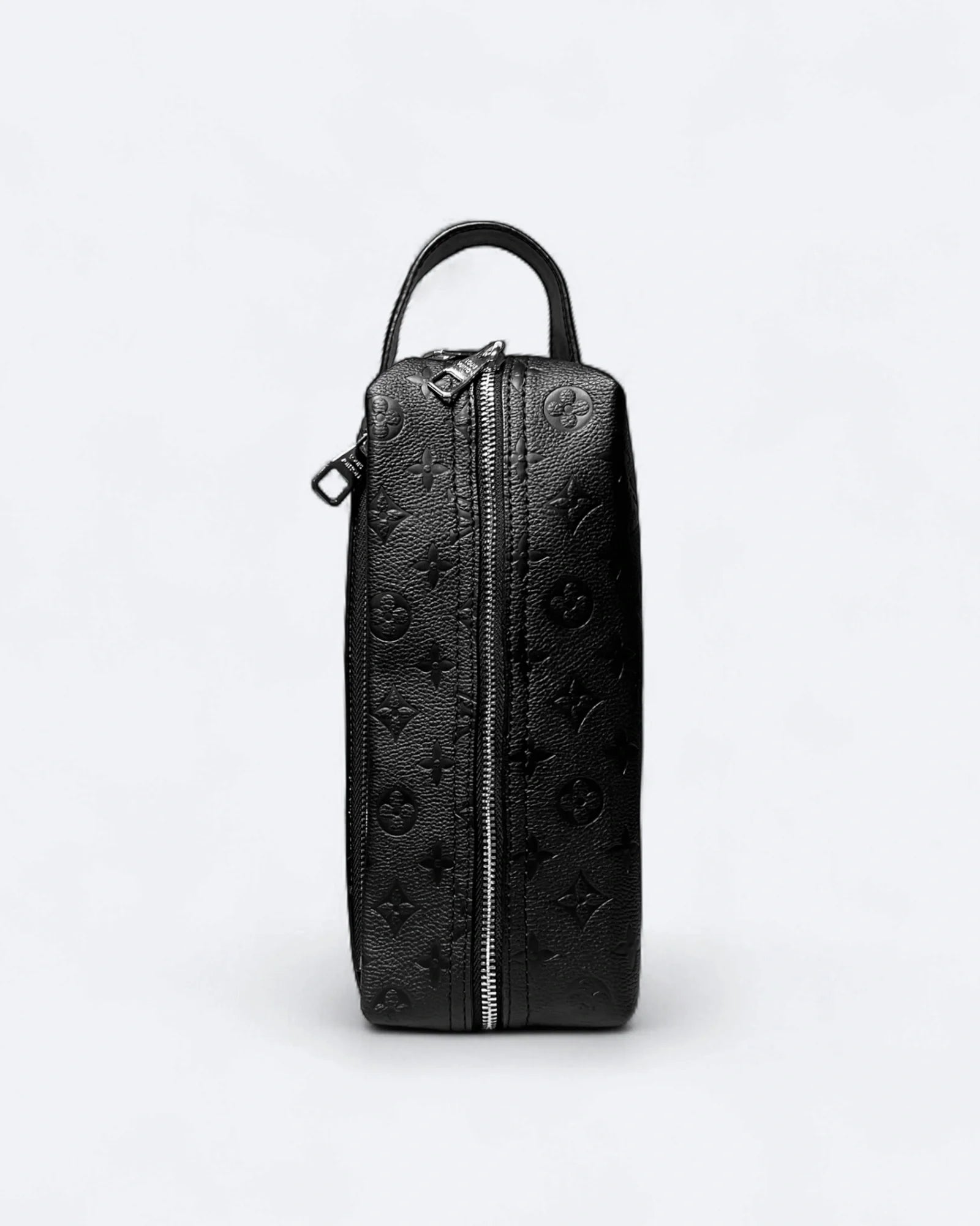 LVTN - Pattern Embossed Toiletry Bag - Black