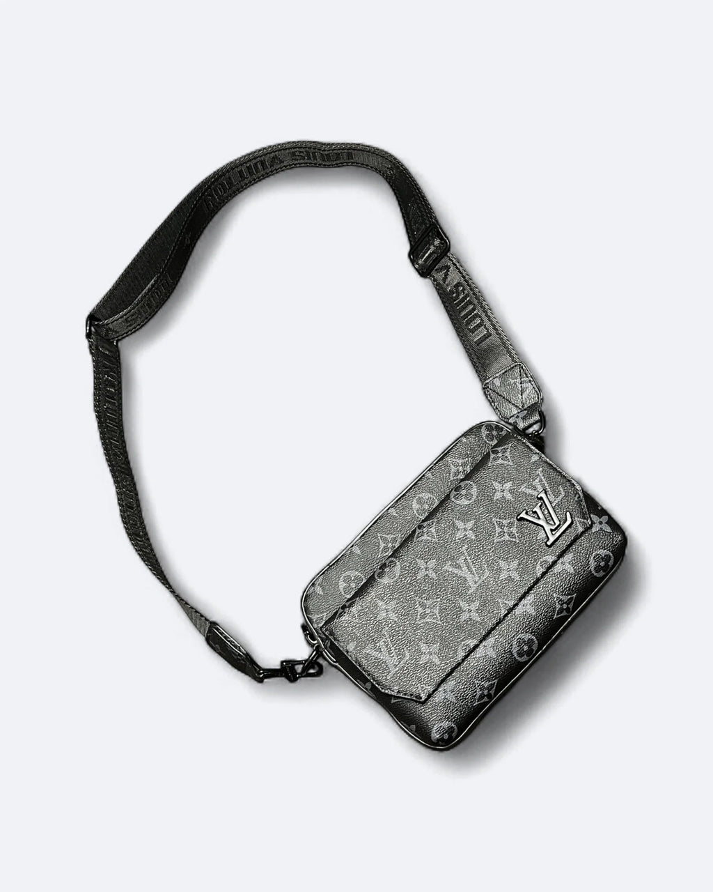 LVTN - Pattern Mini Messenger Bag - Black
