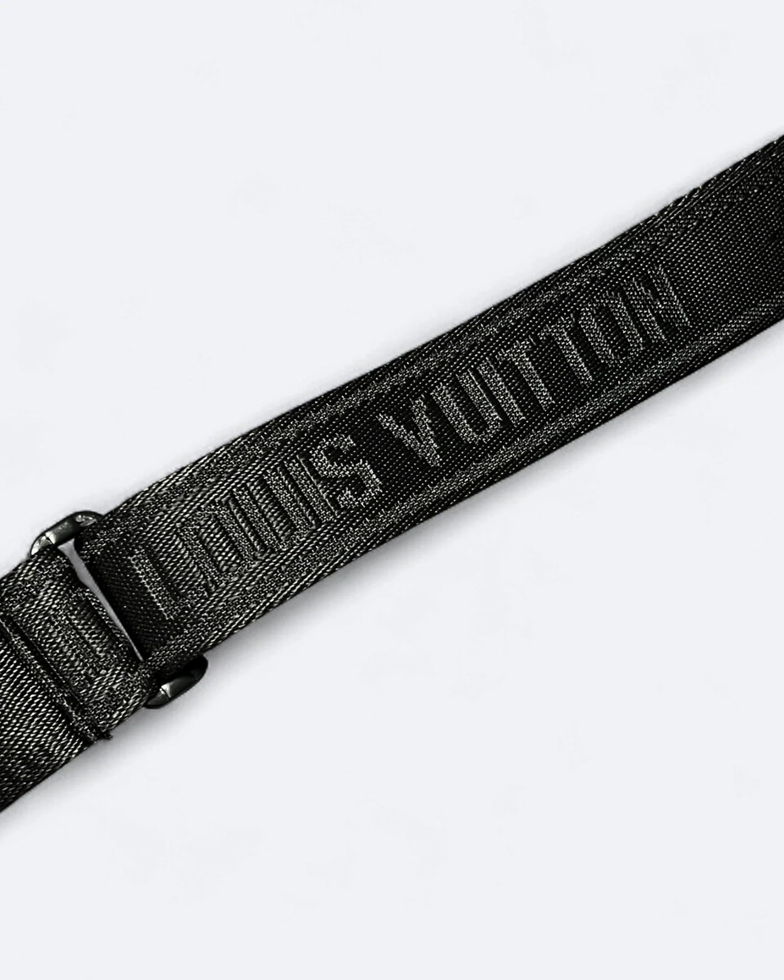 LVTN - Leather Mini Messenger Bag - Black