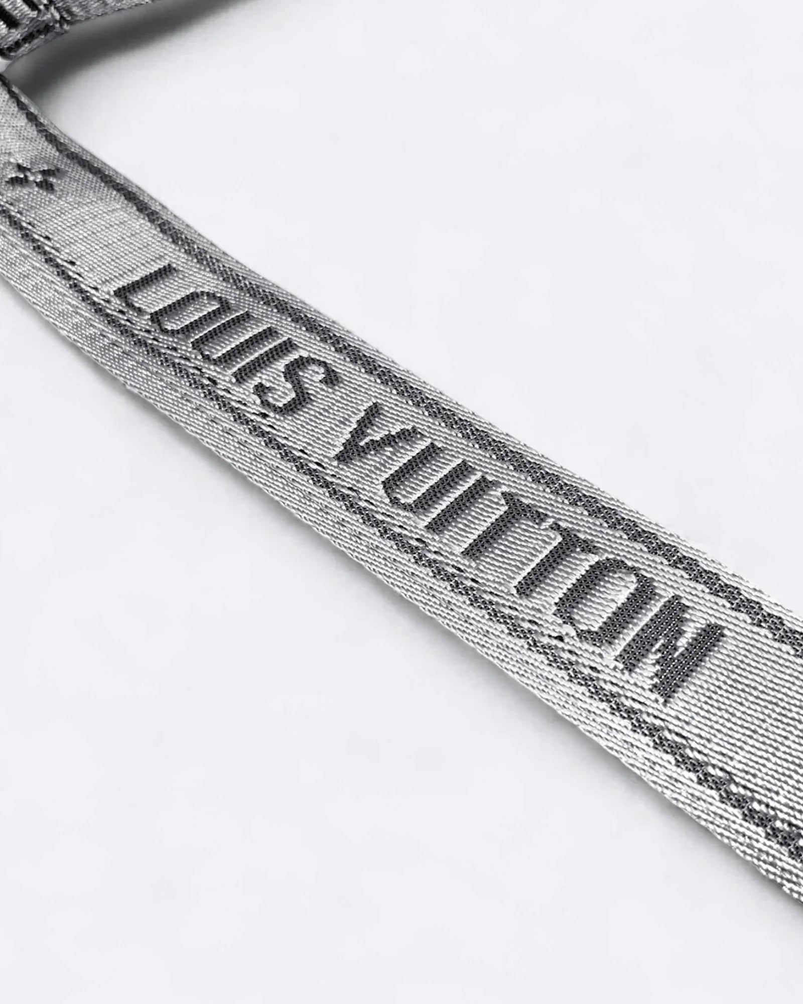 LVTN - Leather Mini Messenger Bag - Light Gray